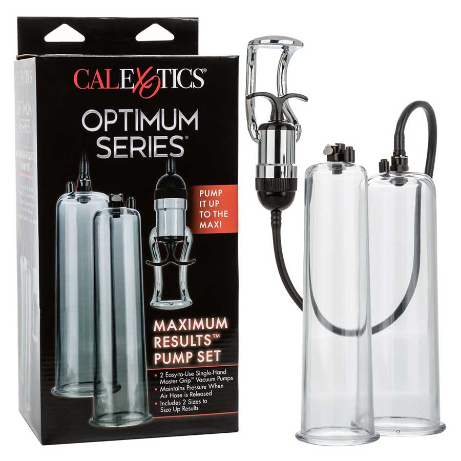 Optimum Series Max Results Penis Pump Set | Penis Enlargement Kit by Cal Exotics、mySite、bottomscart