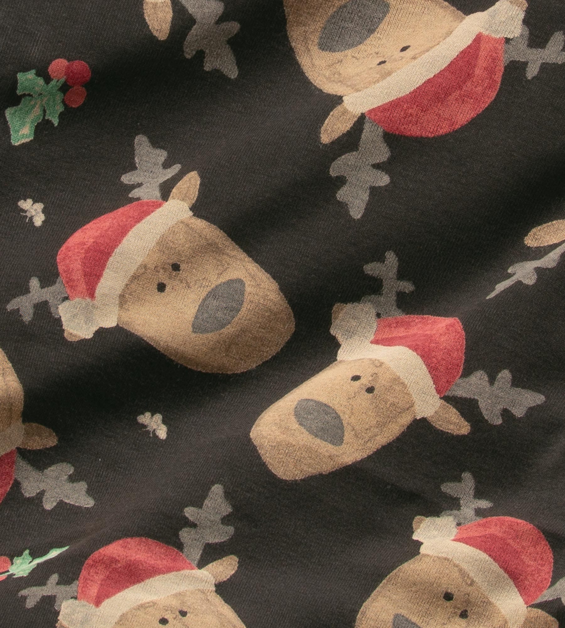  Jolly Reindeer Organic Cotton Womens' Pajamas、mySite、layawaytickets