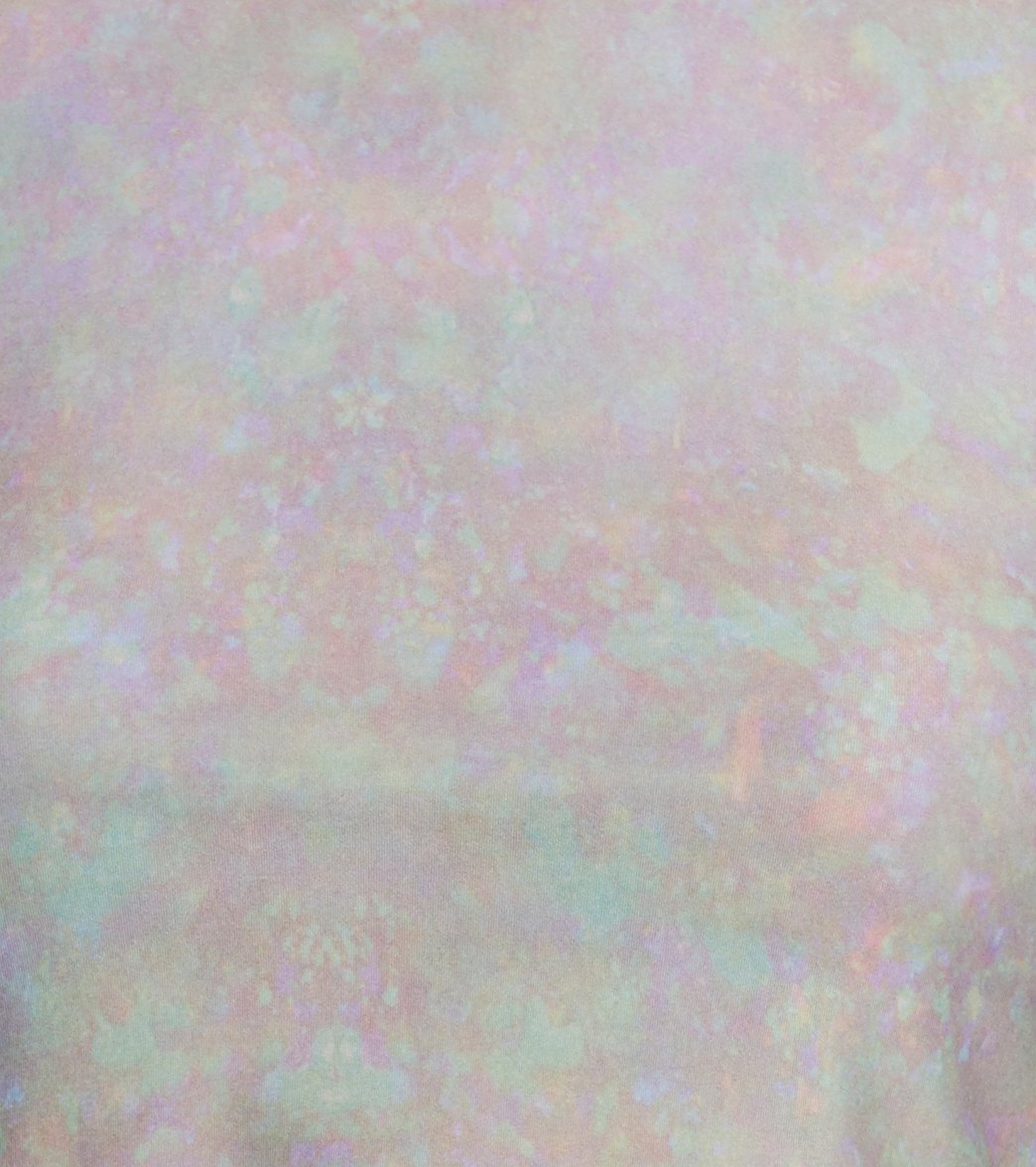 Teeki White Snake Opal Black Thread Mermaid Crop Top、mySite、noshort