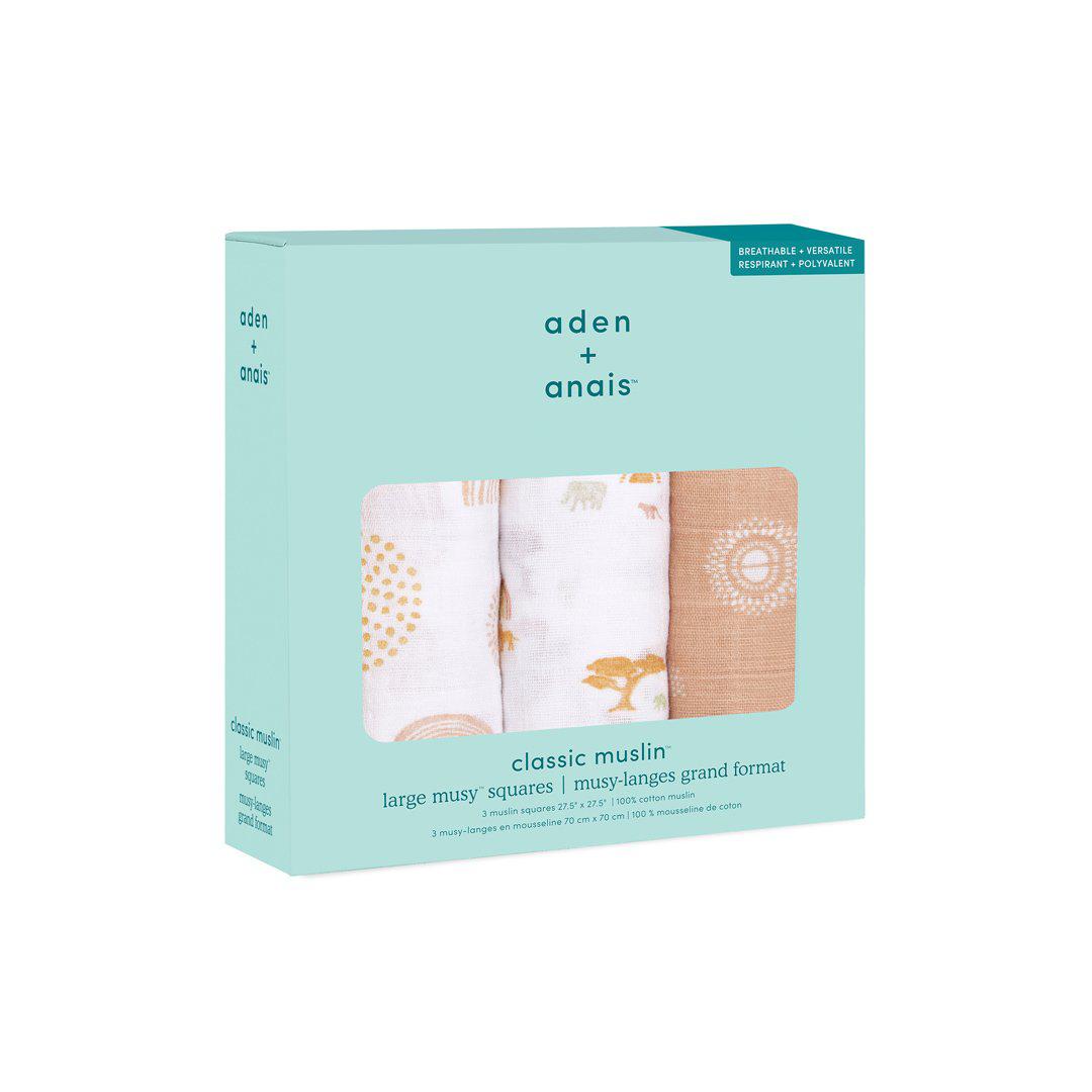  aden + anais Muslin Squares - Keep Rising - 3 Pack、mySite、merchandisen