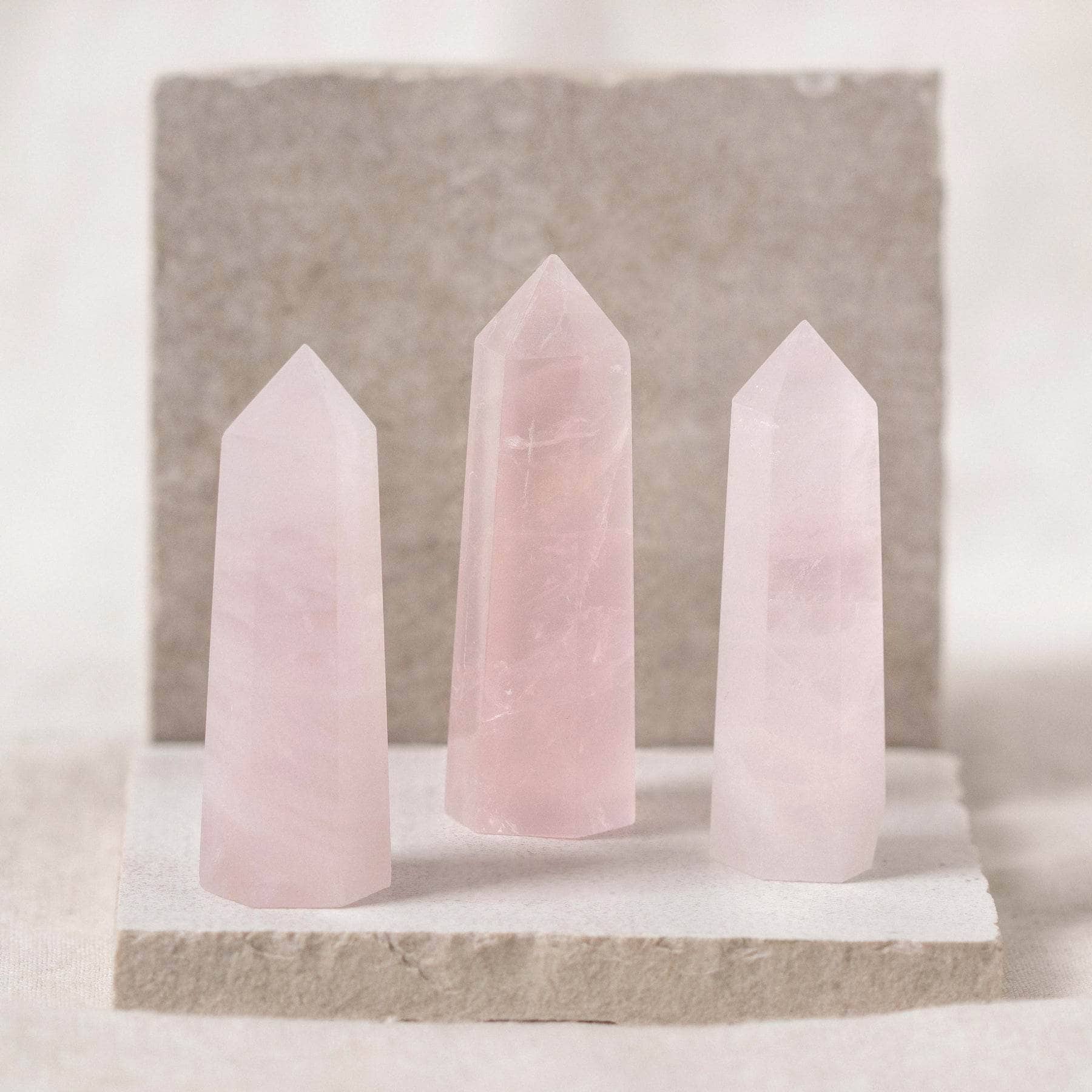 Rose Quartz Crystal Point - AAA Premium Quality、mySite、hinf8tx79