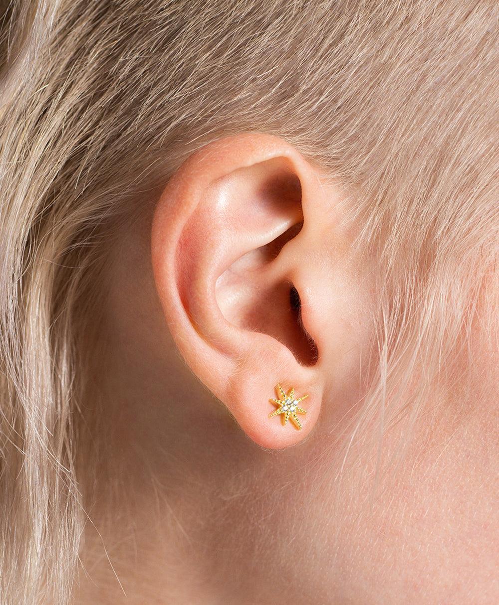 Hedda Earrings 18ct Gold Plated、mySite、botmansion