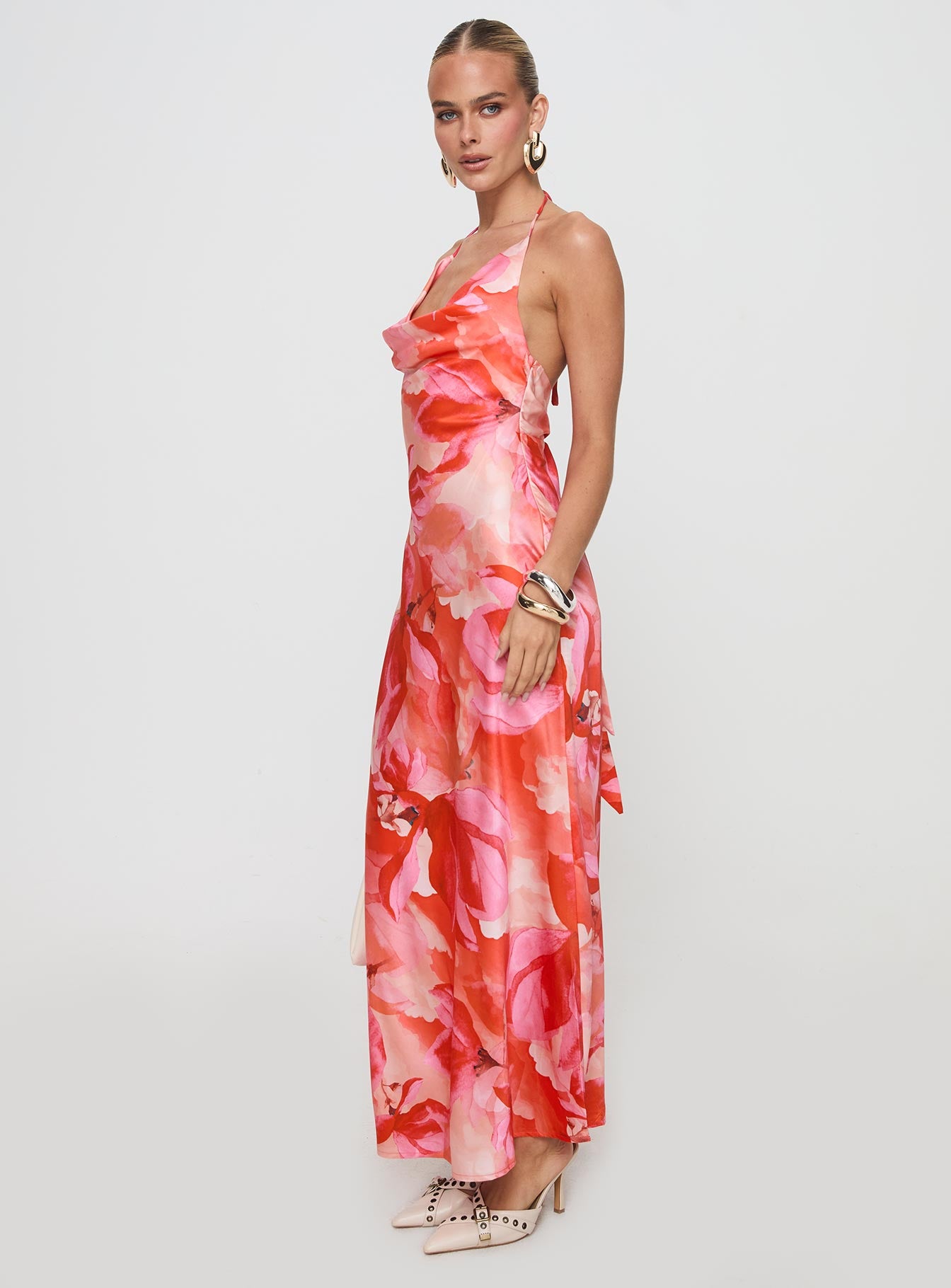 Simor Maxi Dress Red、mySite、solidvoid