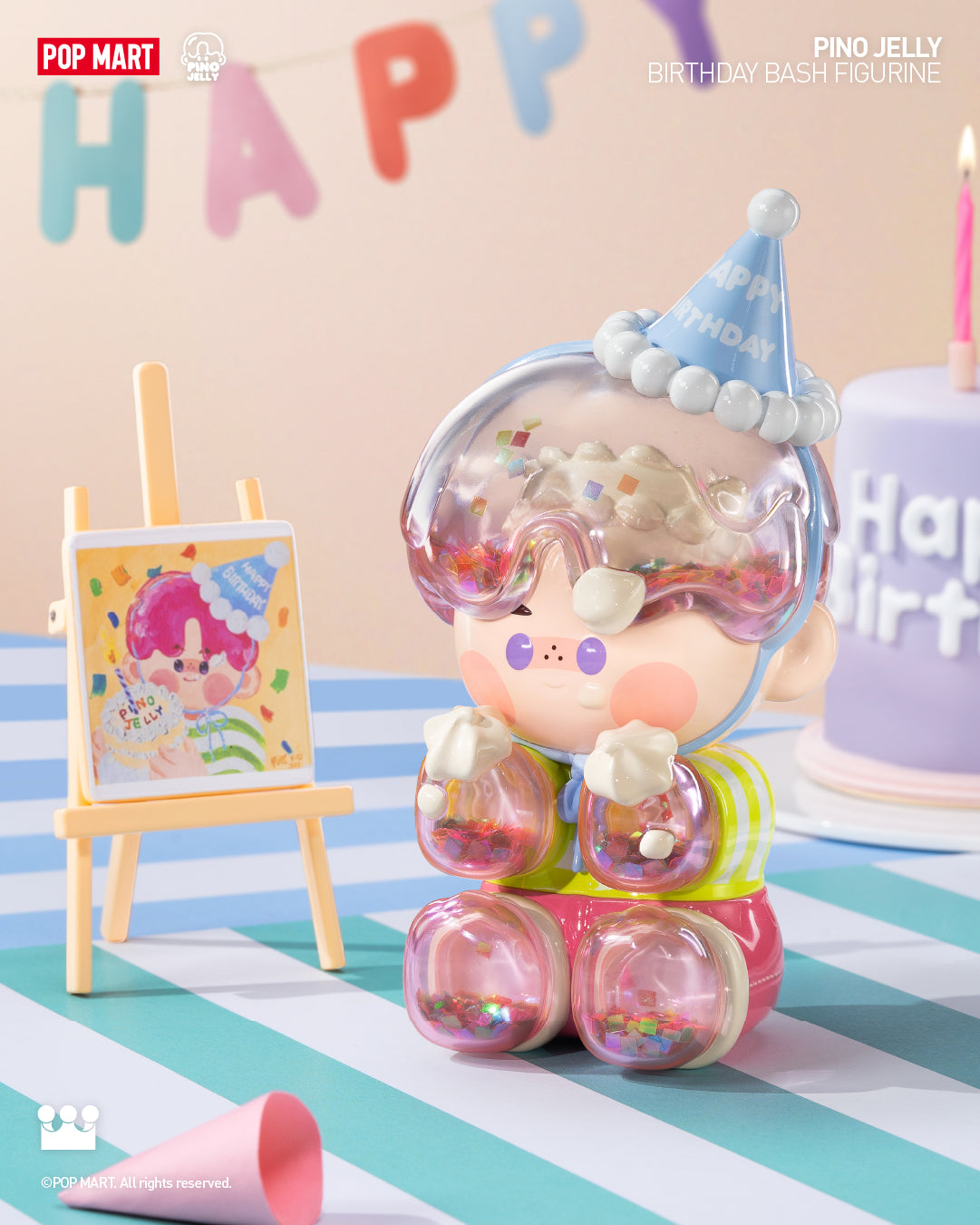  POP MART PINO JELLY Birthday Bash Figurine、mySite、greenlandpopulation