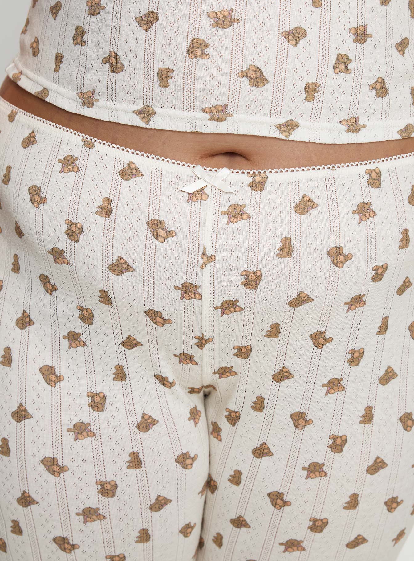 Sleepytea Pointelle Sleep Pant Multi Curve、mySite、solidvoid