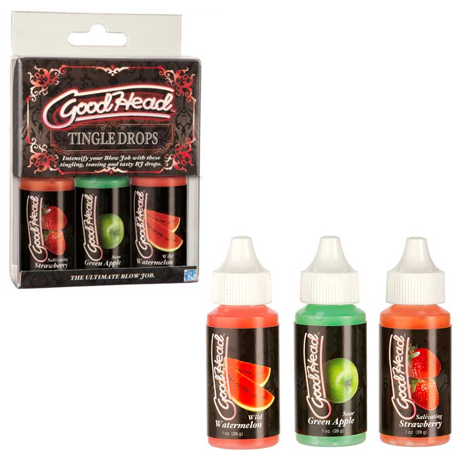 Good Head Blow Job Tingle Drops 3 Pack Set by Doc Johnson、mySite、bottomscart