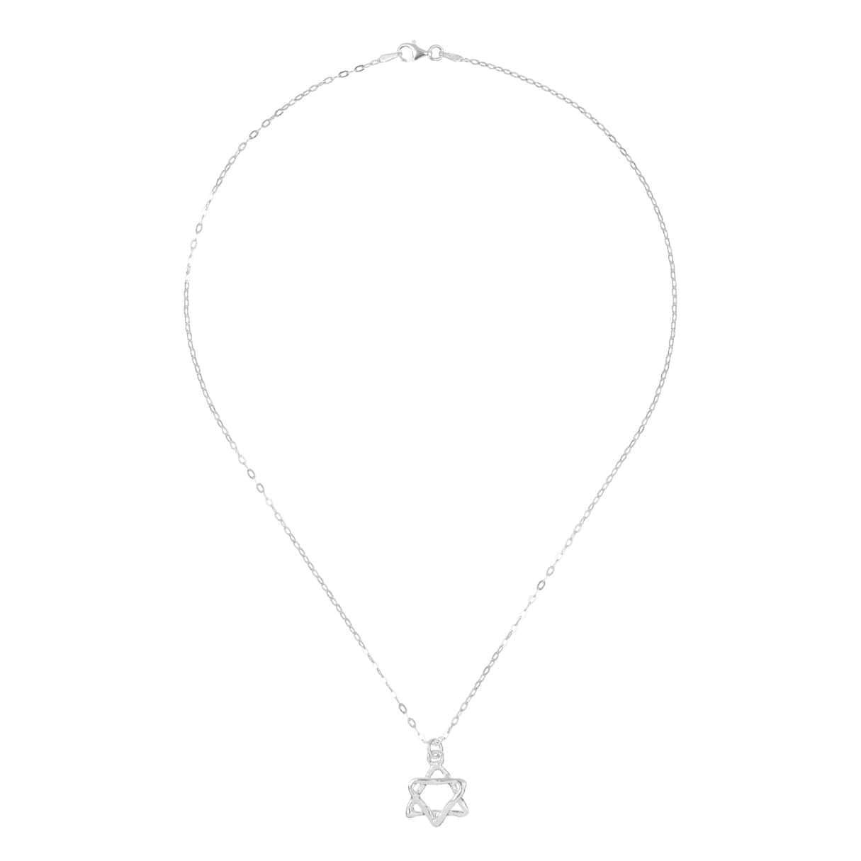 Star of David Prayer Necklace by Susan Alexandra - Sterling Silver、mySite、topwebapps