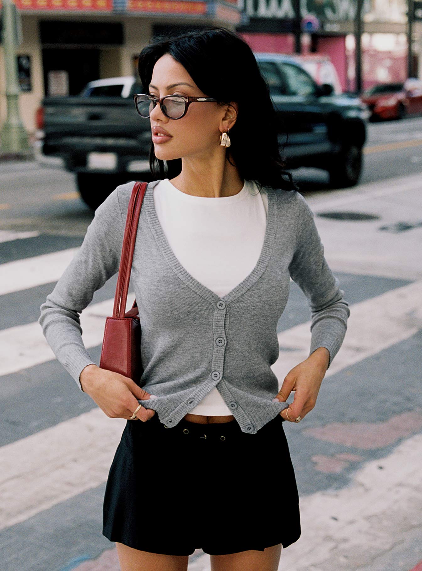 York Cardigan Grey Marle、mySite、solidvoid