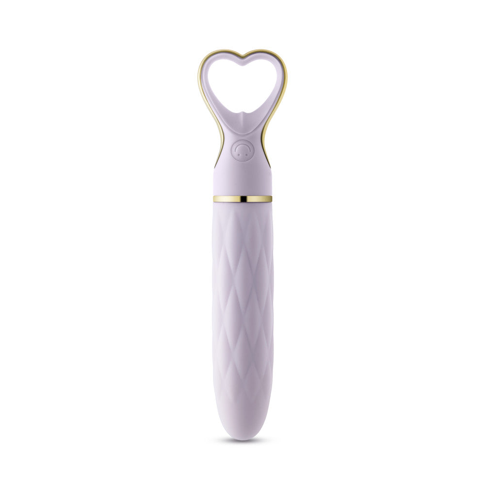 Delice™ By Blush® | Heartthrob Silicone Bullet Vibrator With Heart-Shaped Handle – Lavender Love、mySite、bottomscart