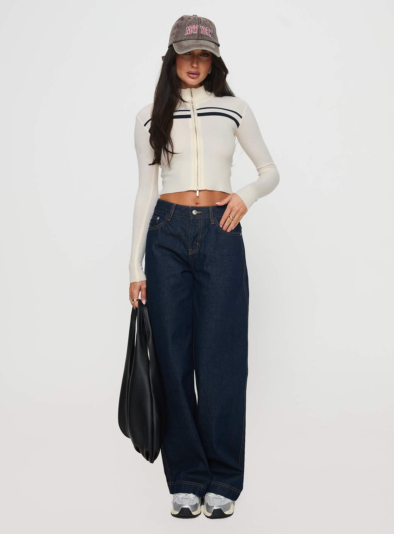 Slow It Down Long Sleeve Top Cream、mySite、solidvoid