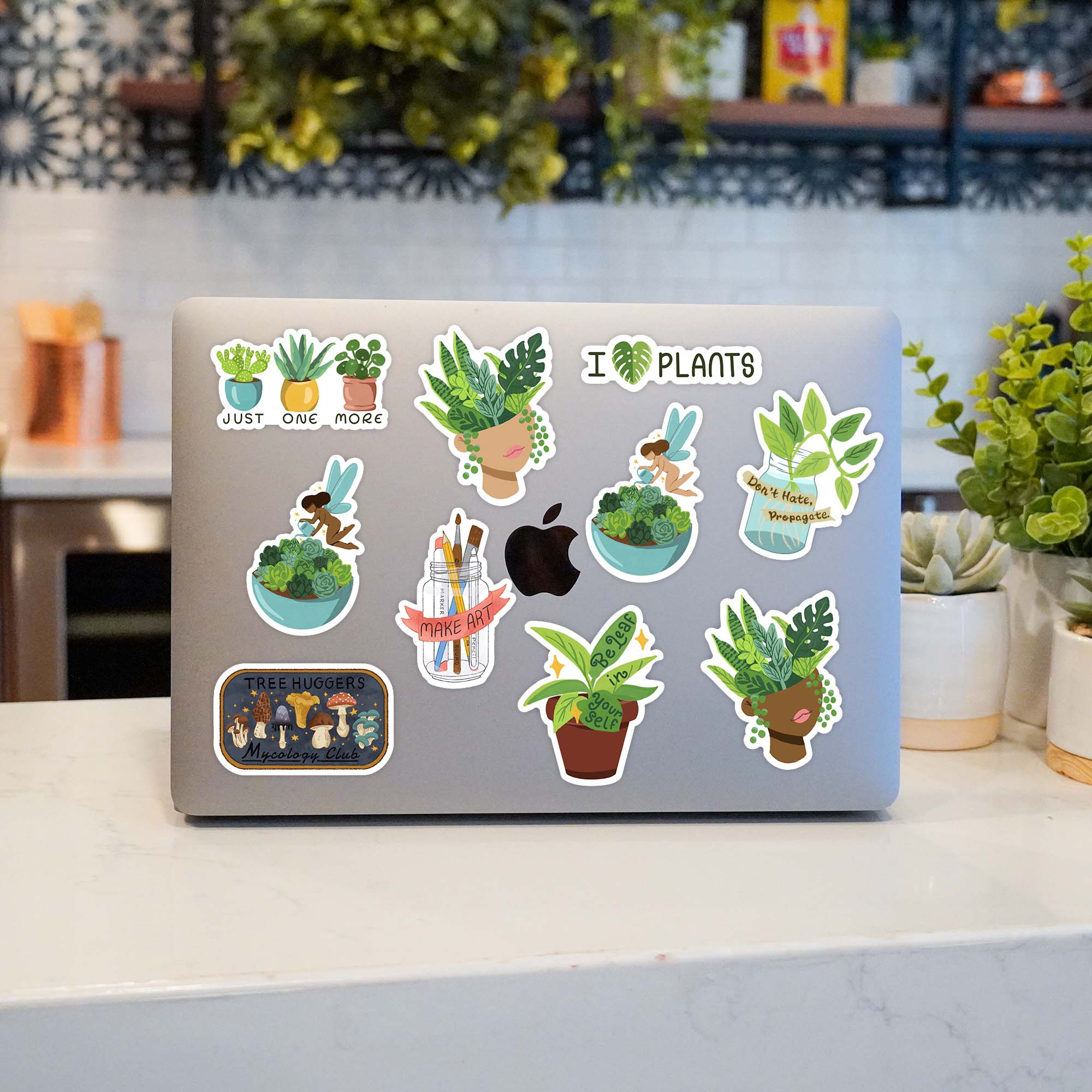  Plant Lovers Stickers 10 Pack、mySite、elrpsem3k