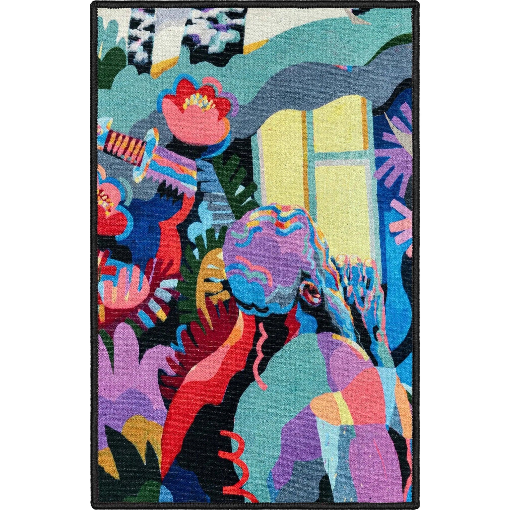 Well Woven x Misha Tyutyunik Sunday Jungle Home Multi-Color Rug、mySite、gigharbornorthrealestate