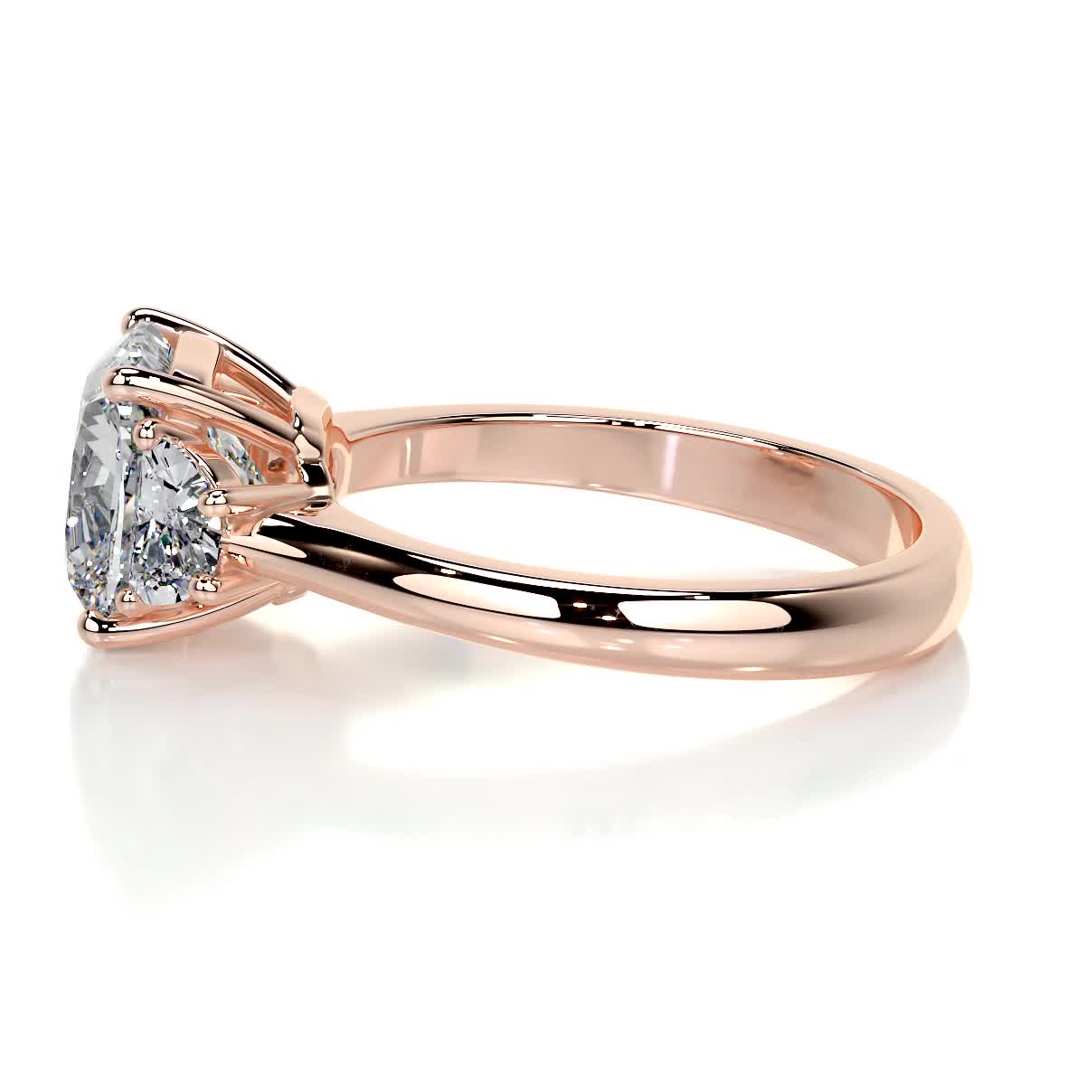Whitney Lab Grown Diamond Ring -14K Rose Gold、mySite、hinf8tx79