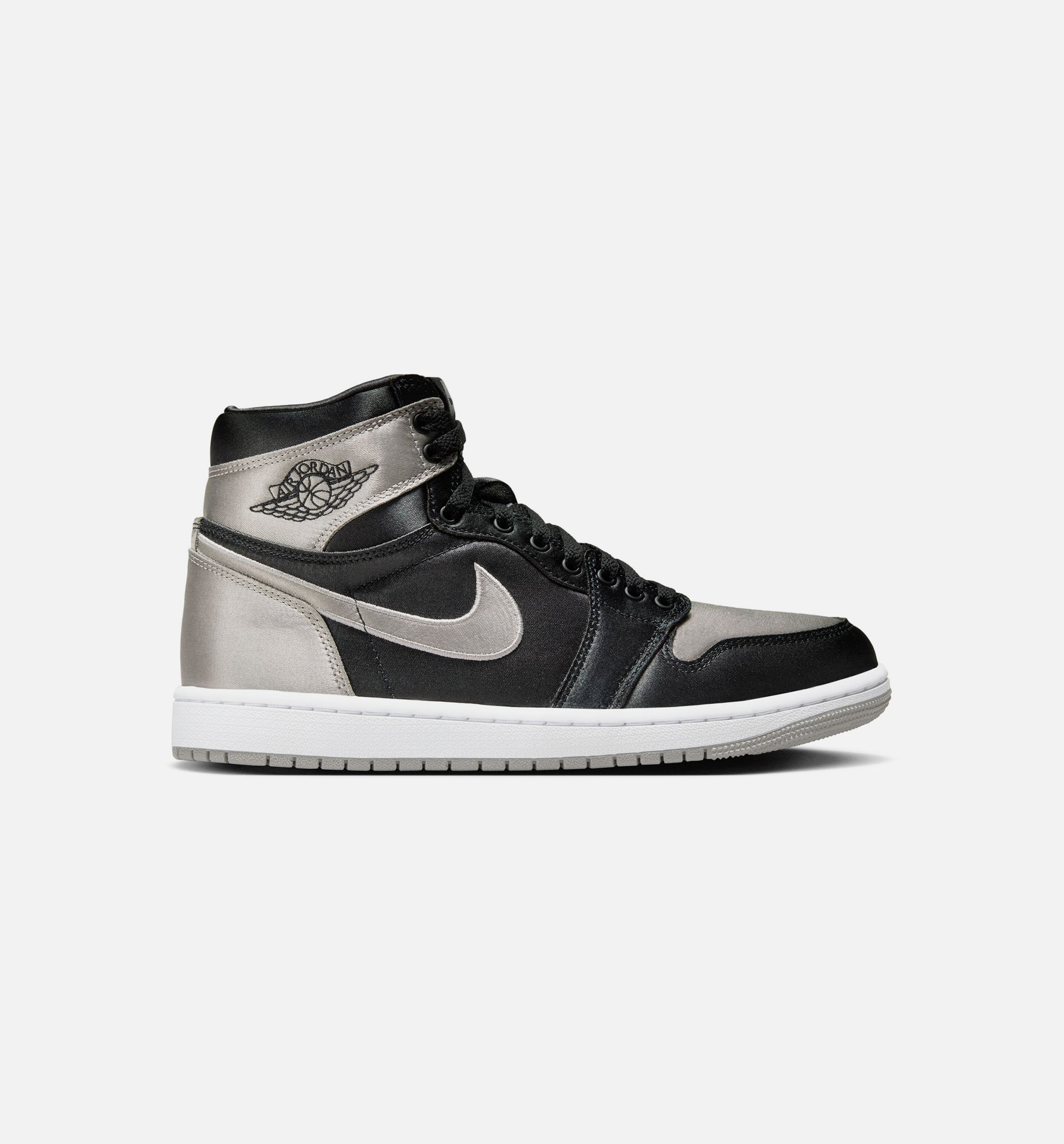 Air Jordan 1 Retro High OG Satin Shadow Womens Lifestyle Shoe - Black/Medium Grey/White、mySite、dreamappss