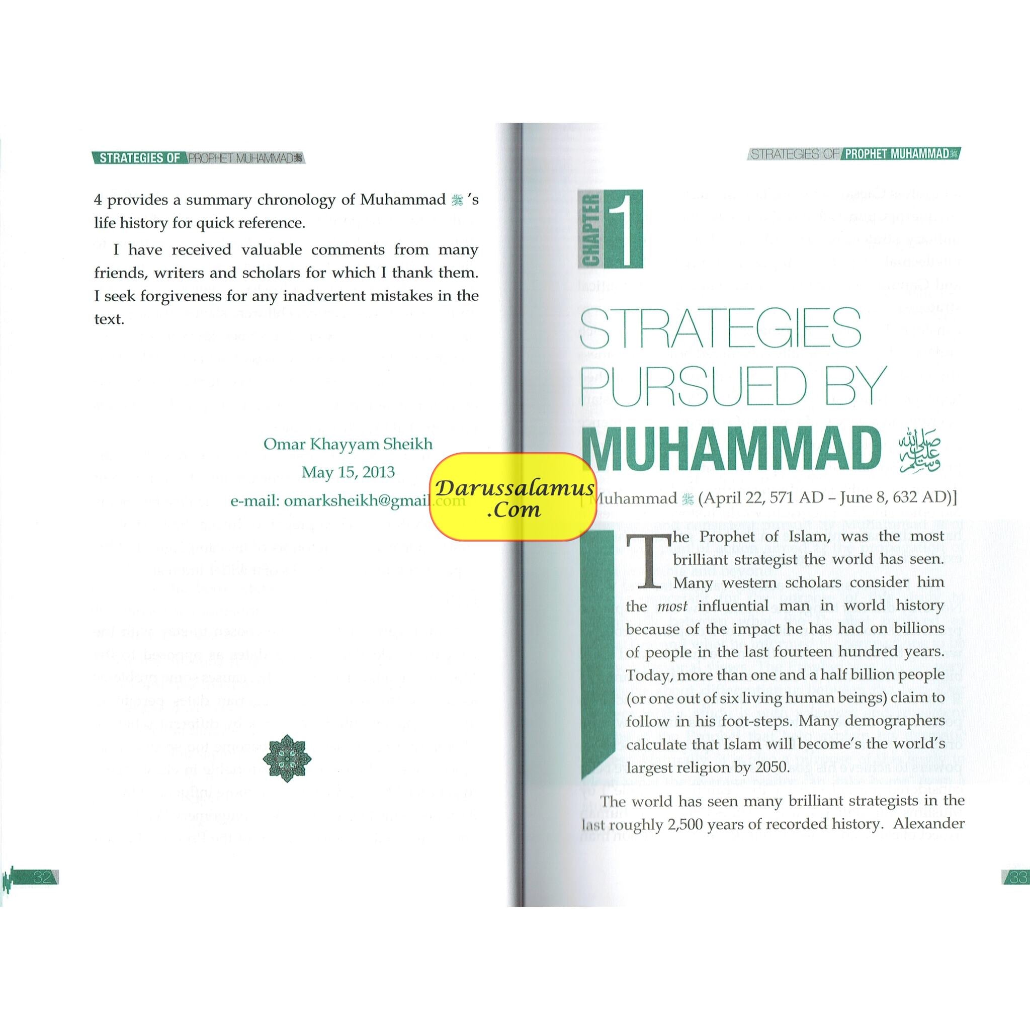 Strategies of Prophet Muhammad By Omar Khayyam Sheikh、mySite、topwebapps