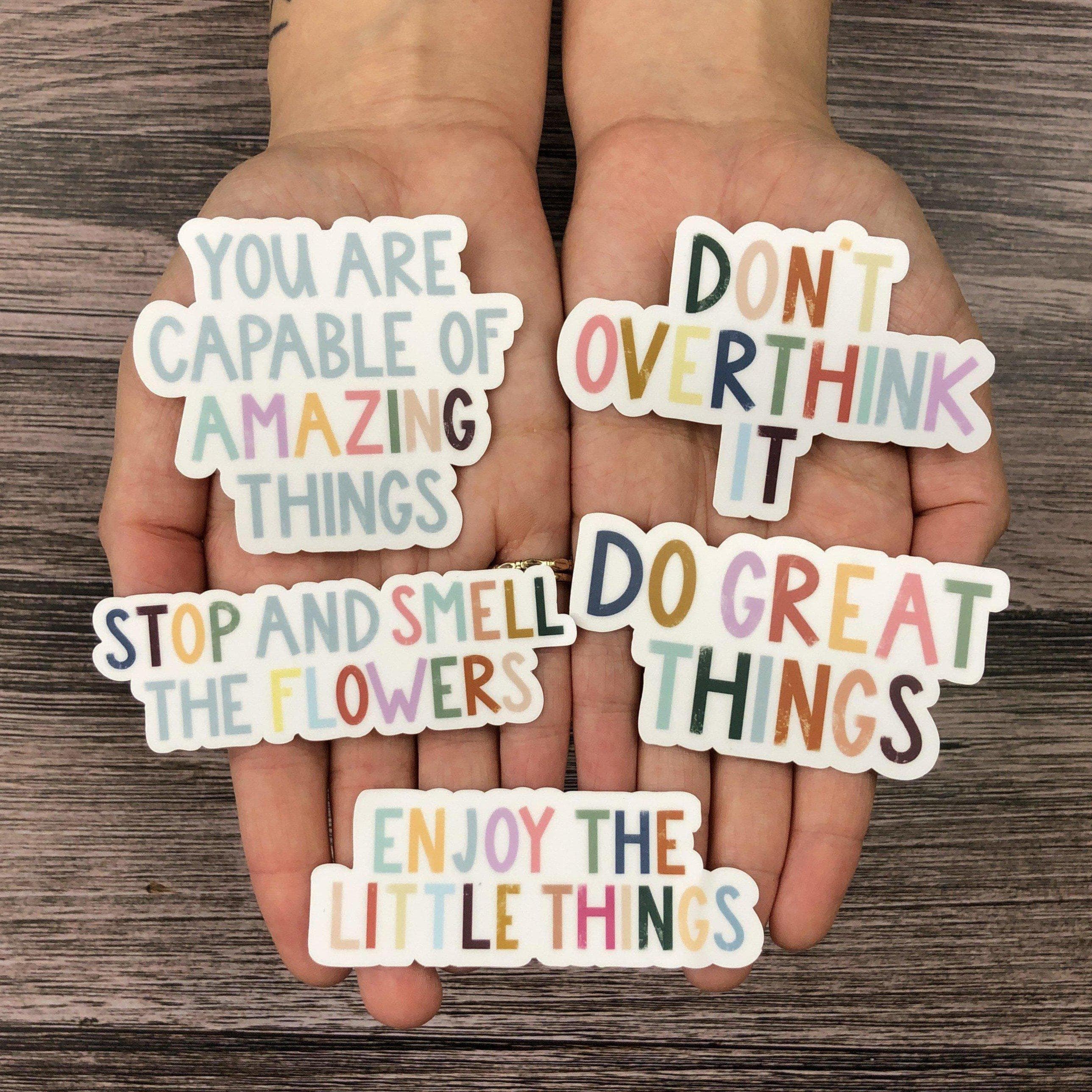  Positivity Lettering Sticker 22 Pack - Be The Light、mySite、elrpsem3k