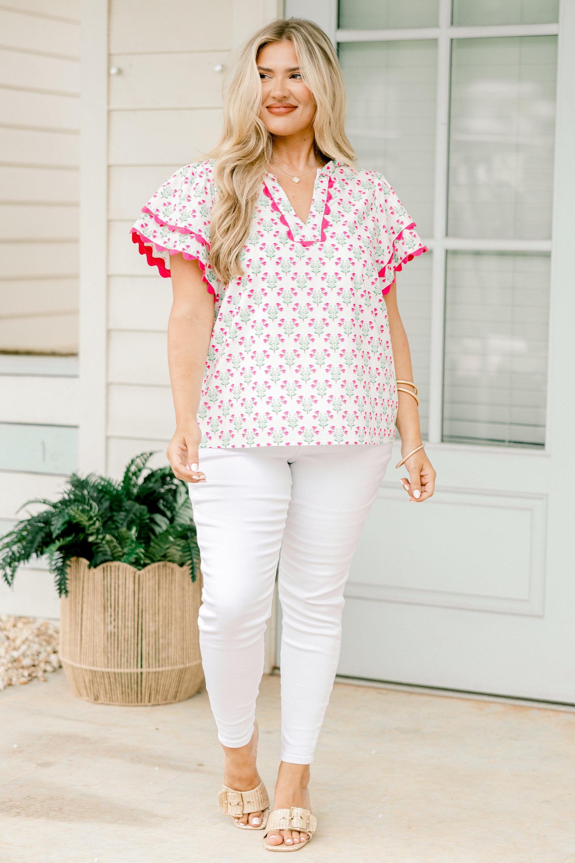  Setting The Scene Top, Ivory-Pink、mySite、justintrudeaud