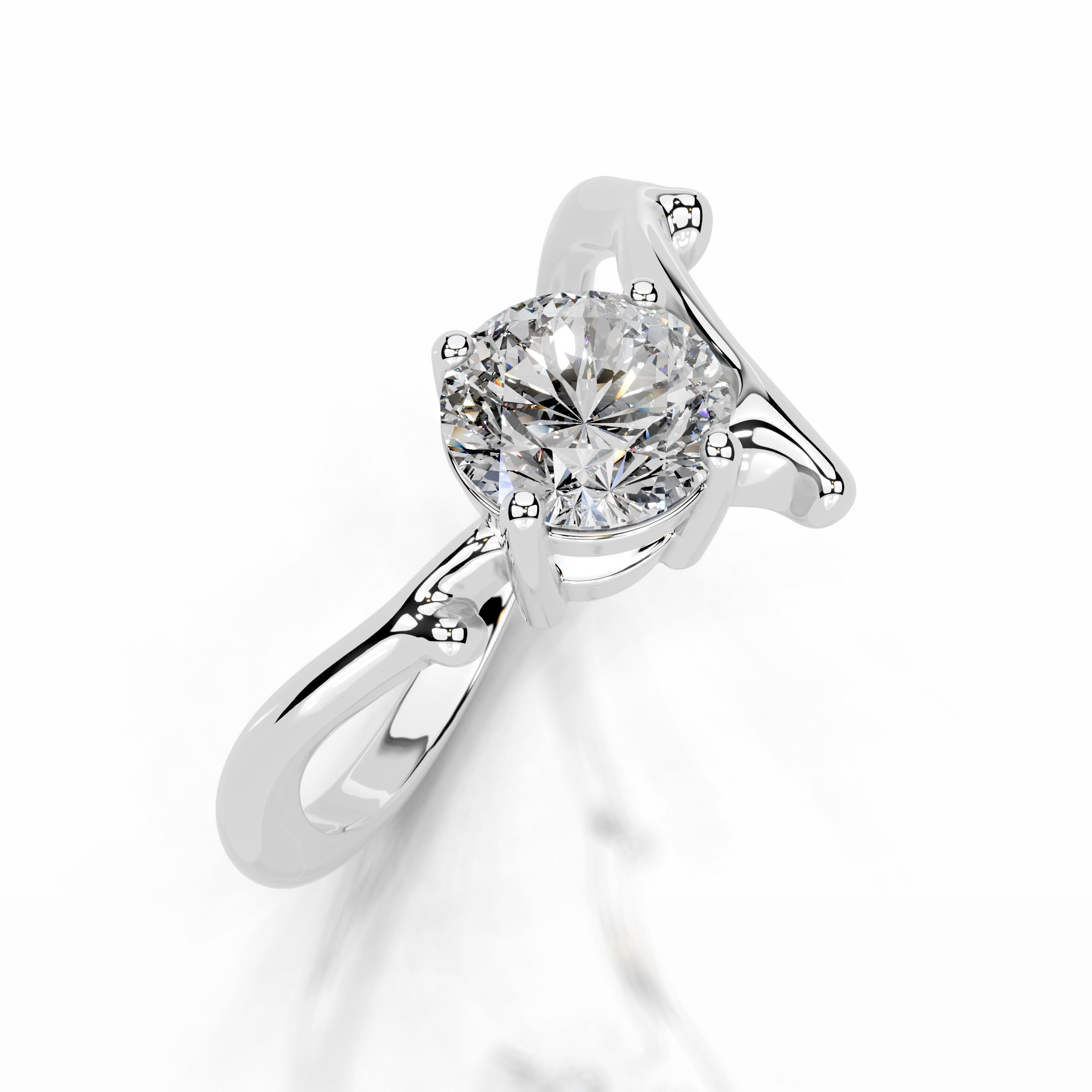Evergreen Grace Lab Grown Diamond Ring - 18K White Gold、mySite、hinf8tx79
