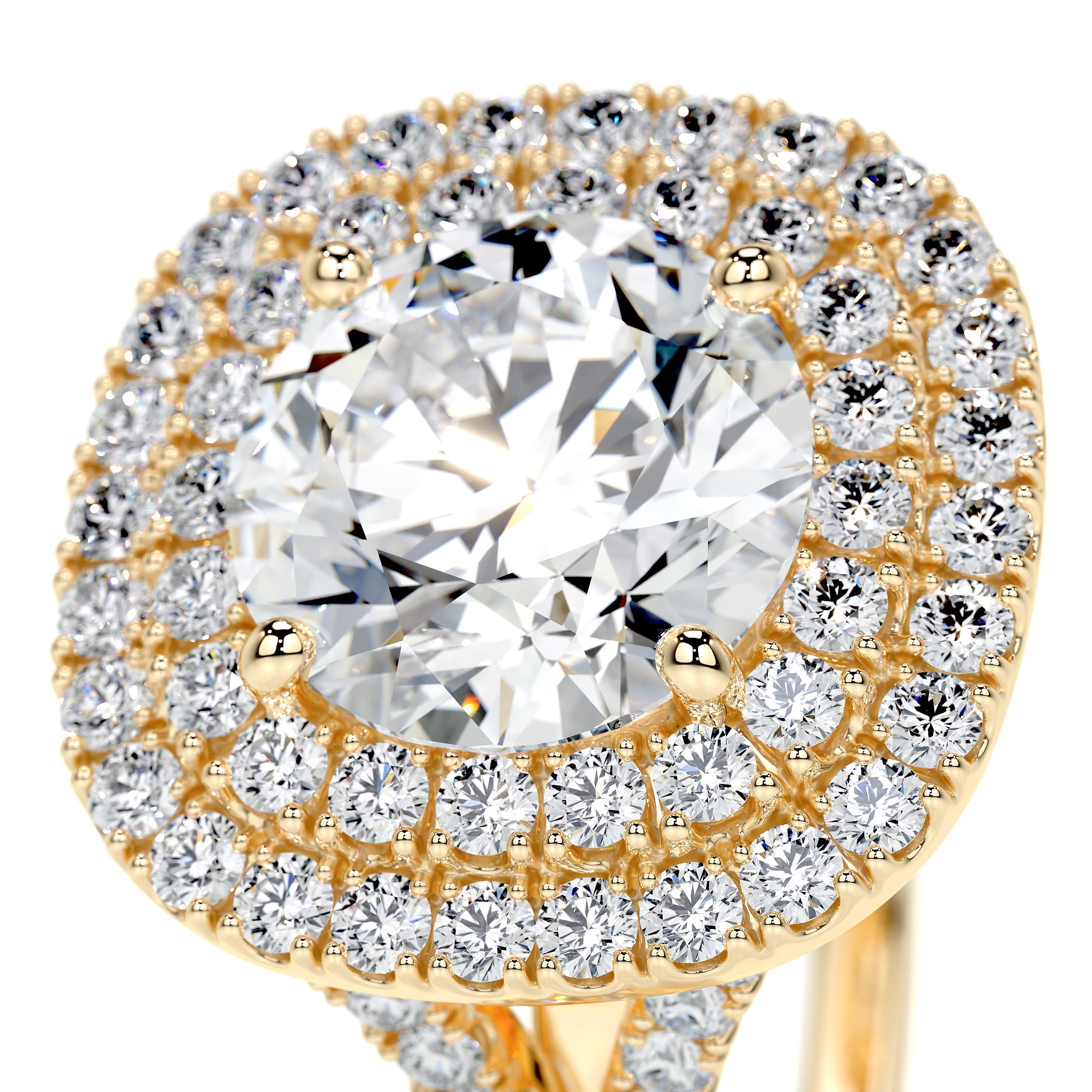 Angela Lab Grown Diamond Ring -18K Yellow Gold、mySite、hinf8tx79