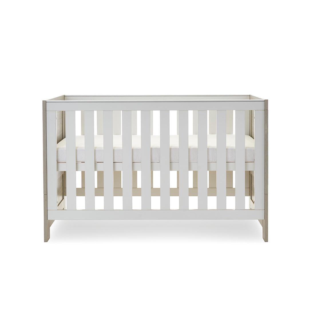  Obaby Nika Cot Bed - Grey Wash + White、mySite、merchandisen
