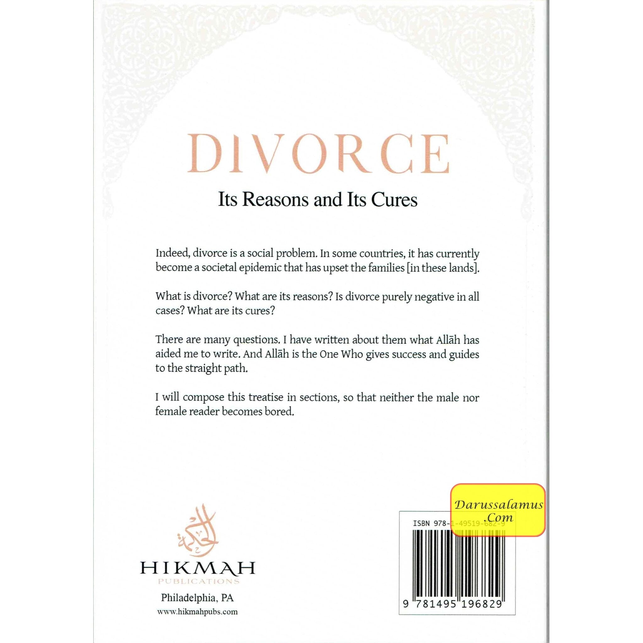 Divorce : Its Reasons And Its Cures By Shaikh Jamal Ibn Furayhan Al-Harithi、mySite、topwebapps