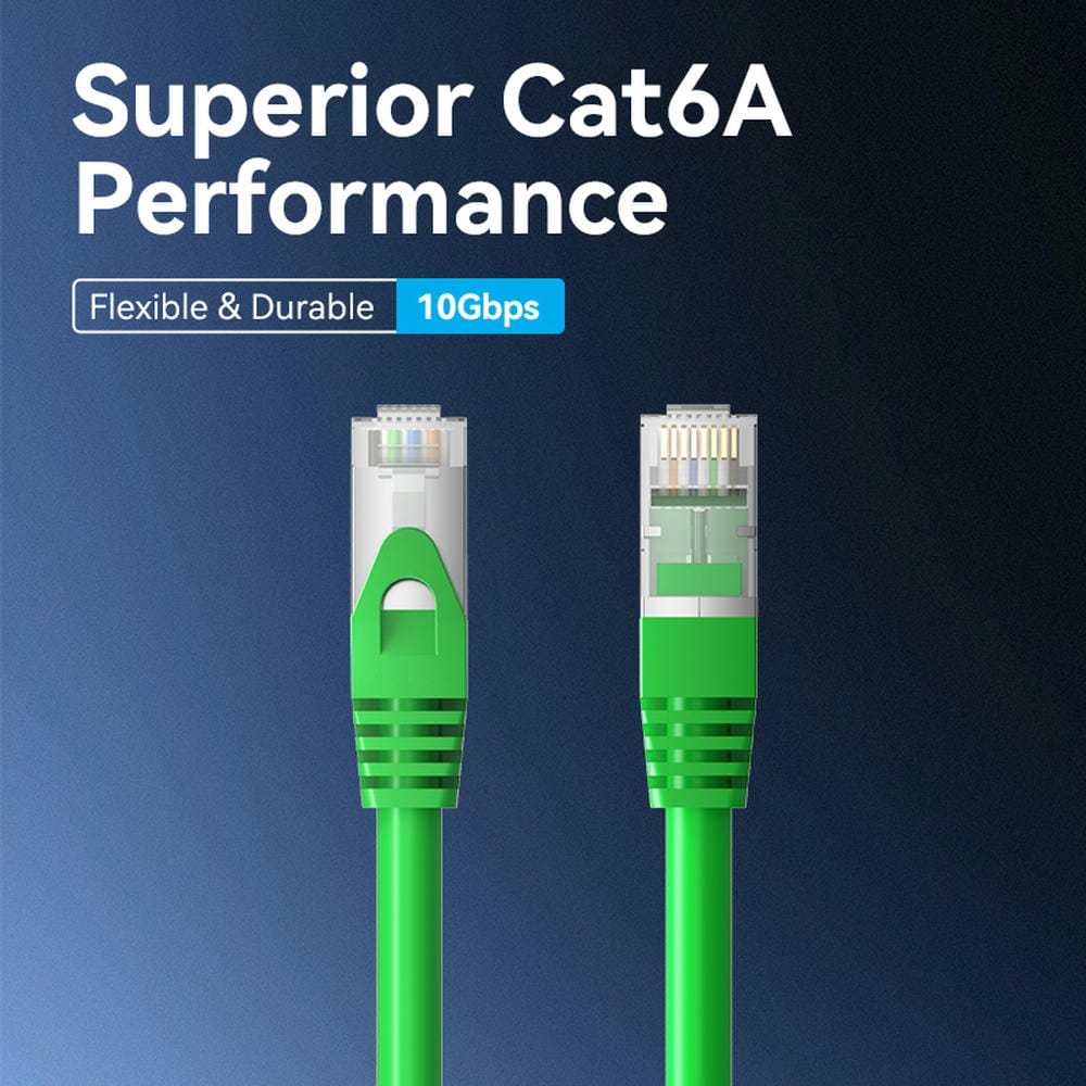 Vention Cat6A SFTP Ethernet Patch Cable、mySite、fannypackpong