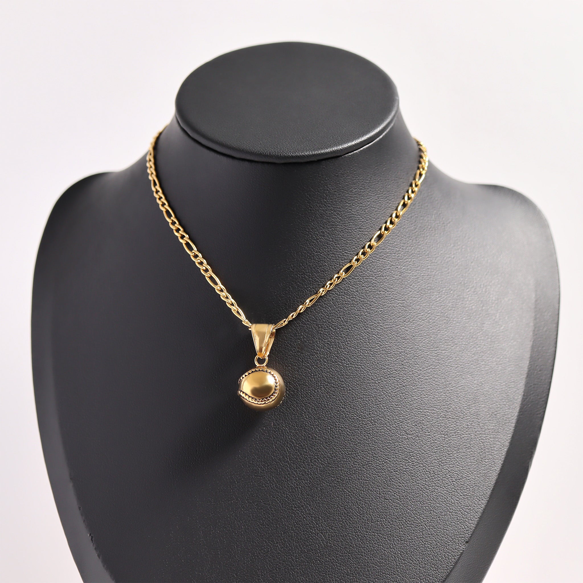 18K Gold PVD 3D Baseball Pendant / PDL0215、mySite、dreamappss