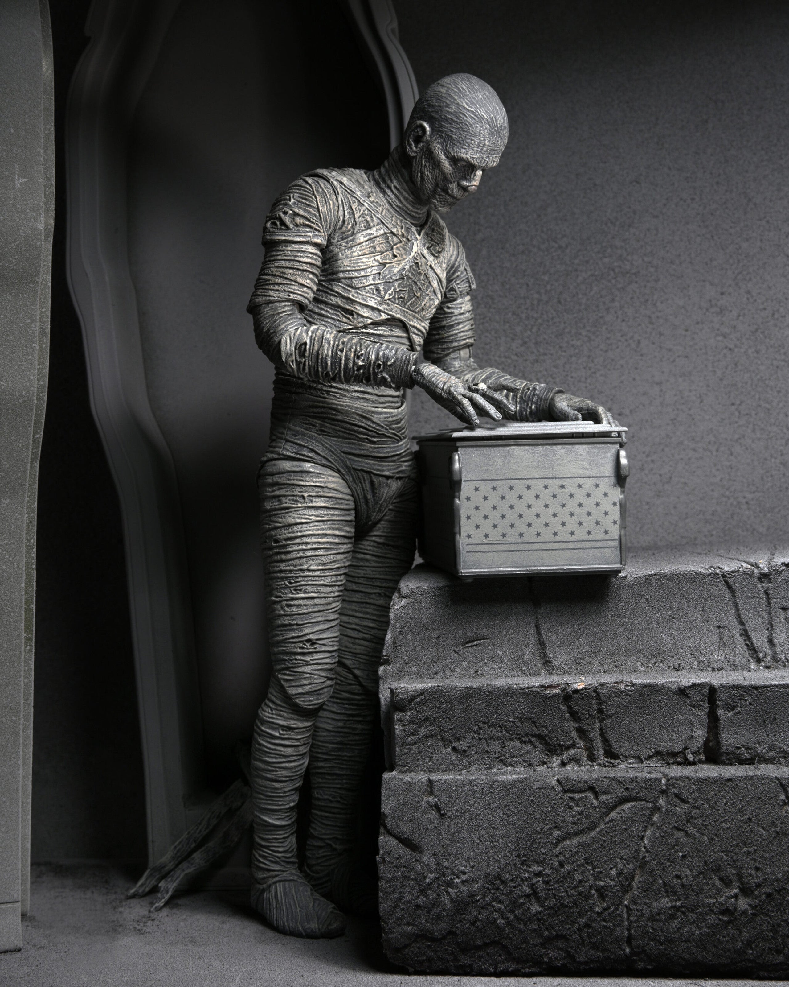 NECA Universal Monsters Ultimate Mummy (Black & White)、mySite、hgirdovlk