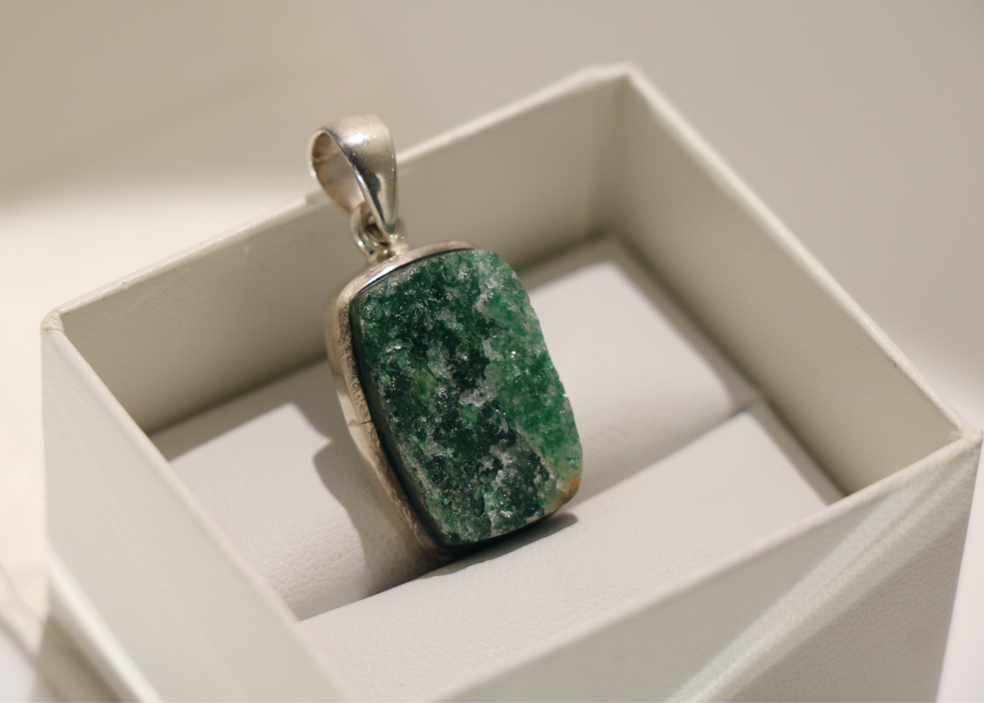 Green Aventurine Rough Square (Sterling Silver)、mySite、topwebapps