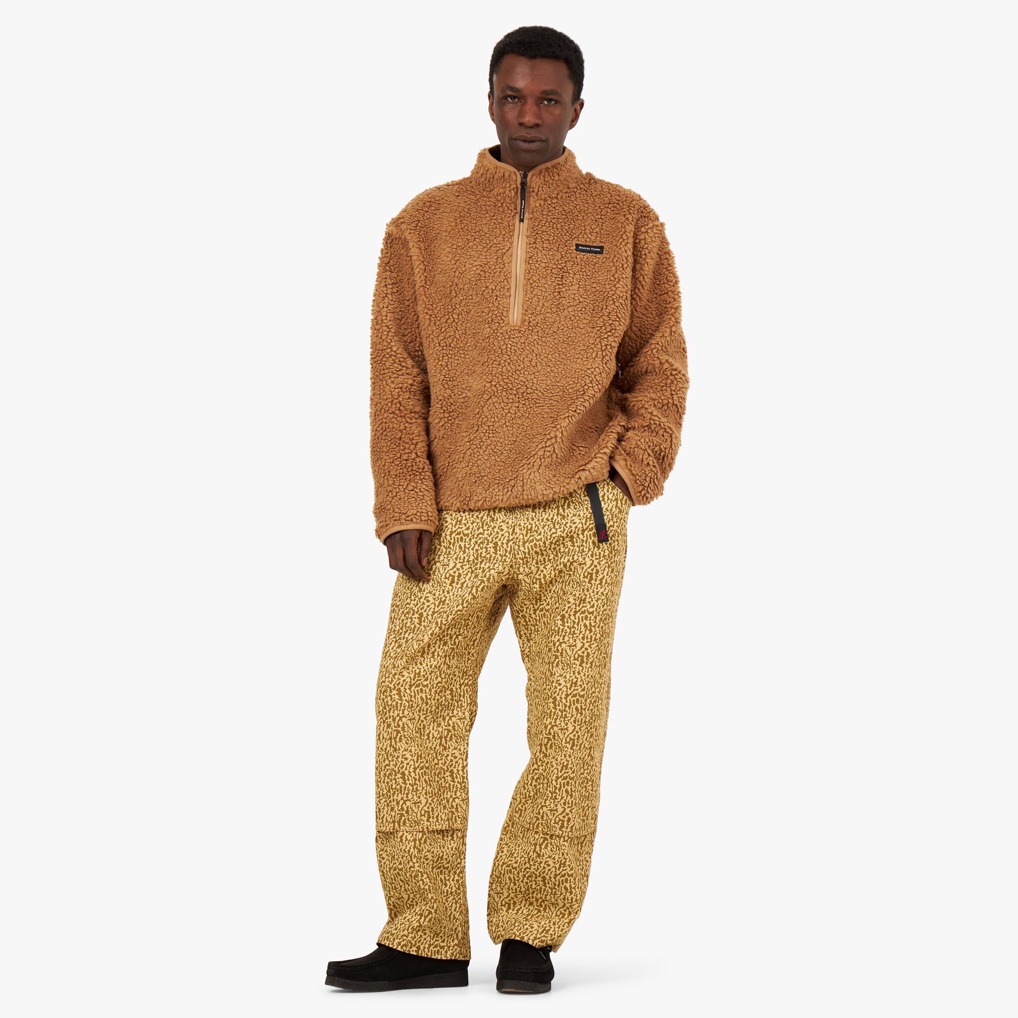  District Vision Half-Zip High-Pile Merino Fleece / Sand、mySite、merchandisen