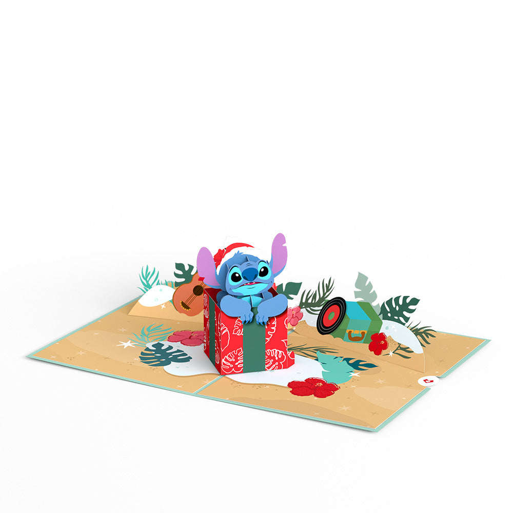 Disney’s Stitch Aloha Christmas! Pop-Up Card、mySite、solidvoid