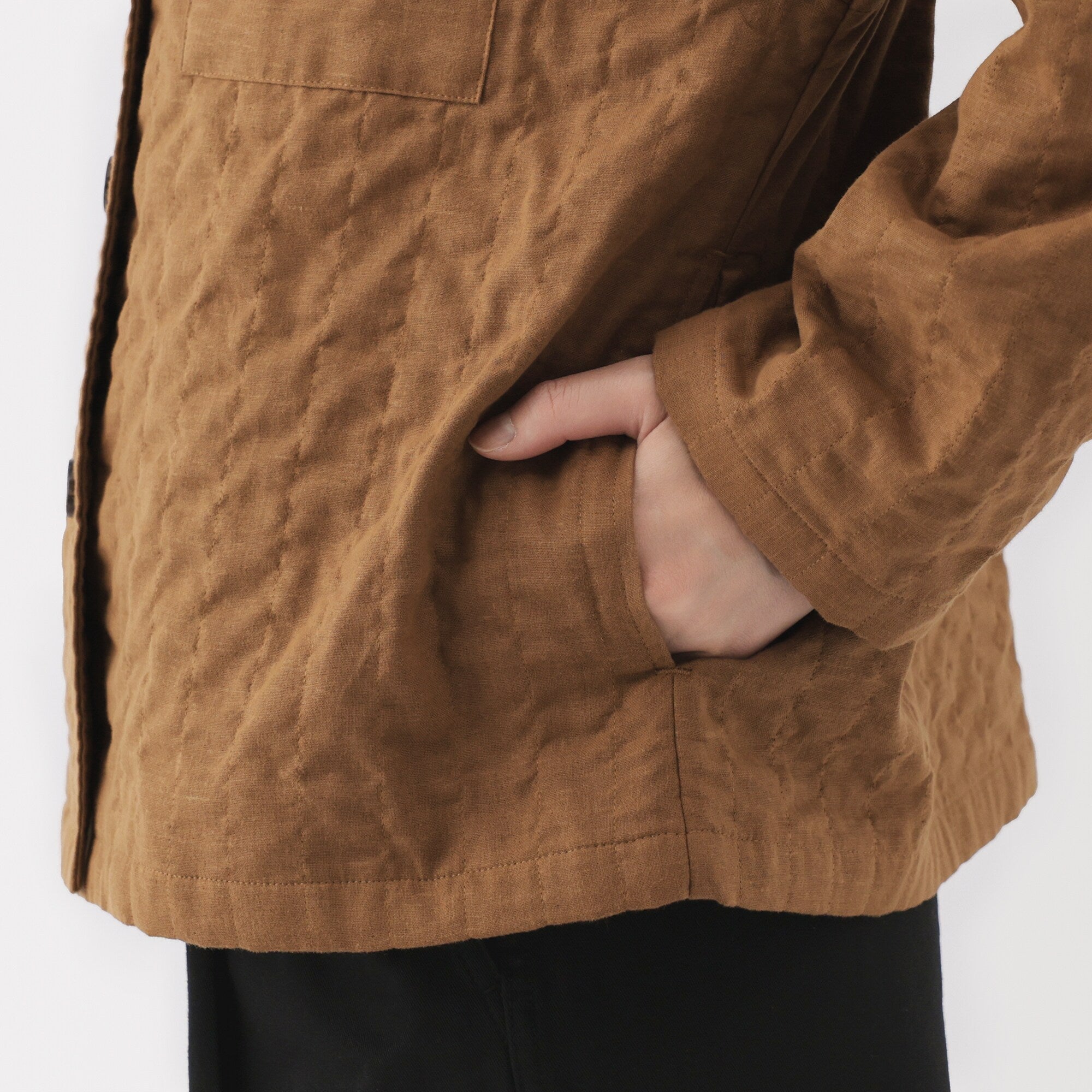  Women's Kapok Blend Double Gauze Quilted Jacket、mySite、sugarbowlscore