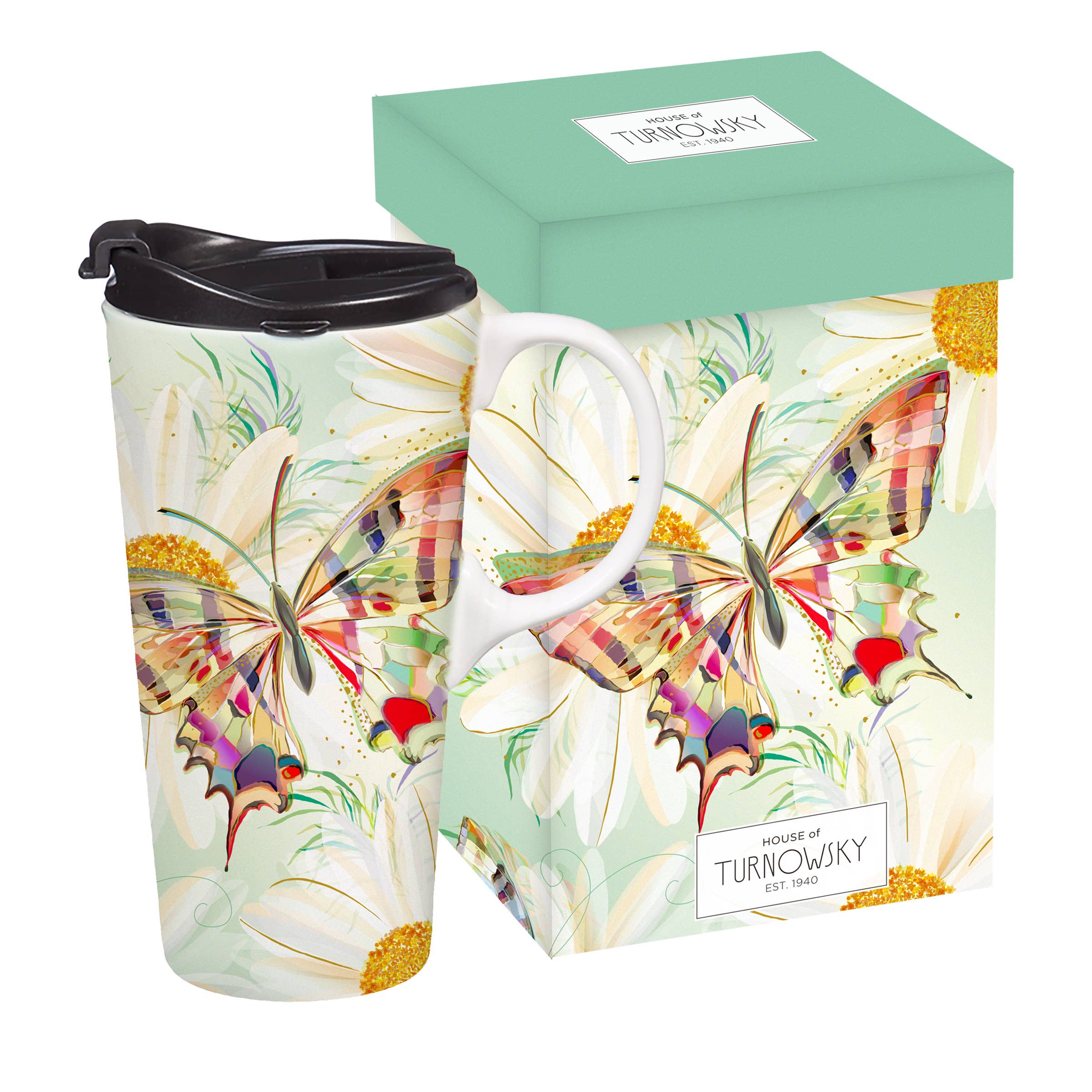 BUTTERFLY CERAMIC MUG in Gift Box、mySite、g9winljtr