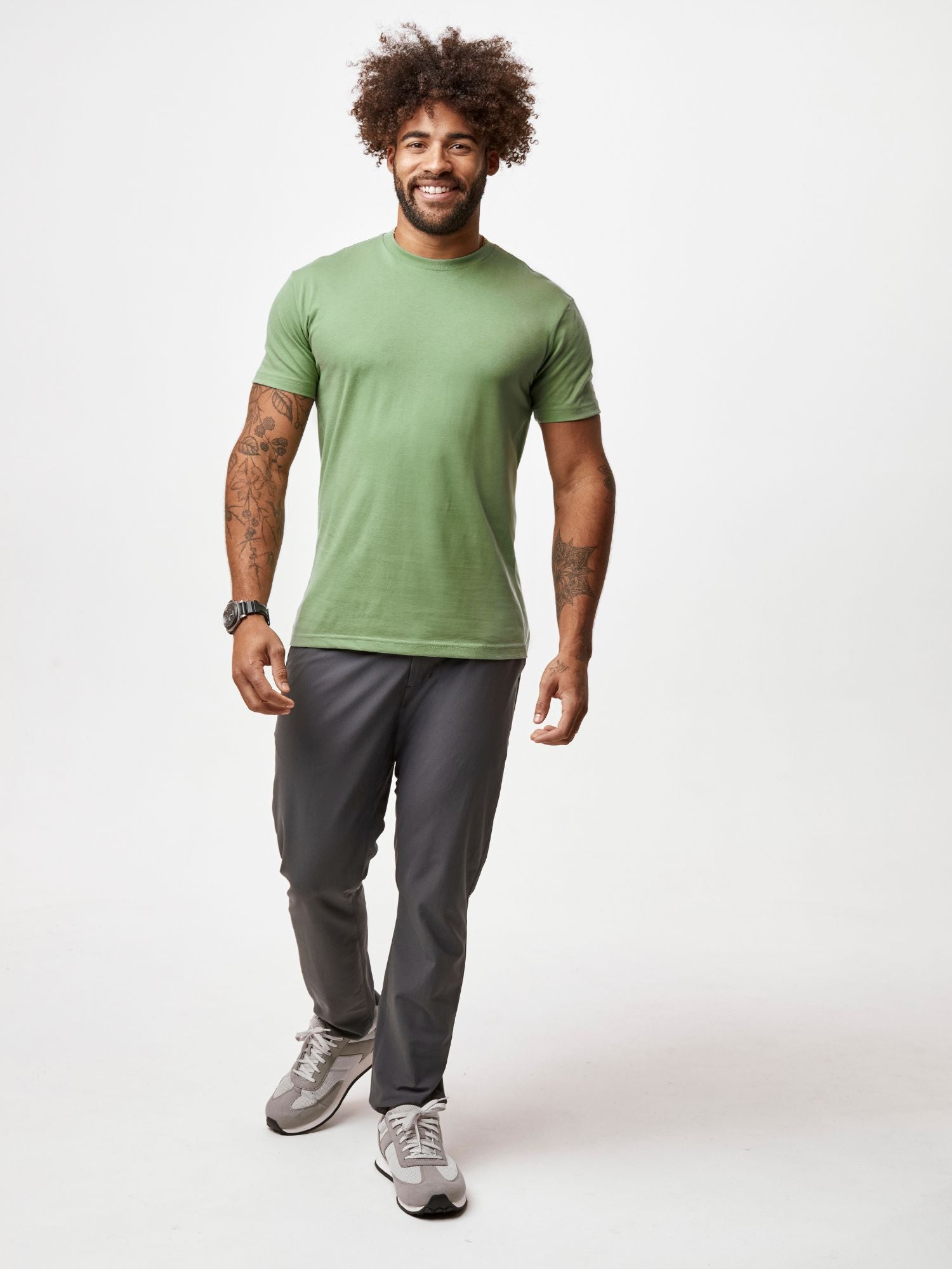  Cactus Green Crew Neck FINAL SALE、mySite、ghnorth