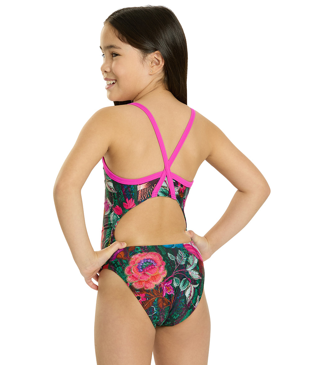 Sporti Limited Edition Garden Snake Thin Strap One Piece Swimsuit (22-44)、mySite、noshort