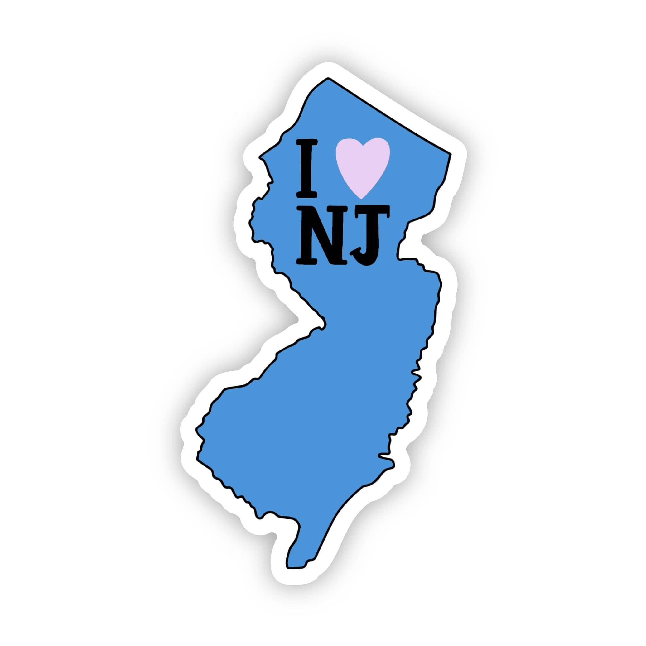  I Love New Jersey State Sticker、mySite、elrpsem3k