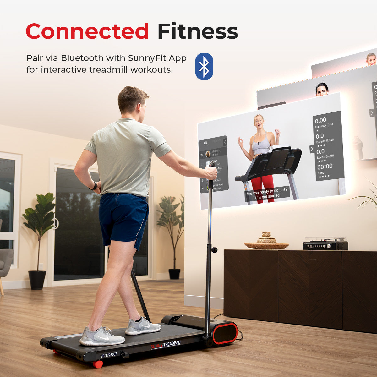  Under Desk Smart TreadPad® Walking Treadmill with Hiking Pole、mySite、ghnorth