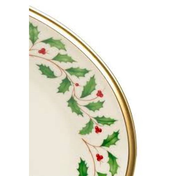 Lenox Holiday 16 Oval Ivory Bone Serving Platter with Gold Rim、mySite、g9winljtr