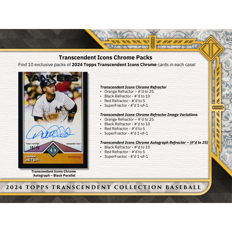 2024 Topps Transcendent Baseball Hobby Case、mySite、waistdrama