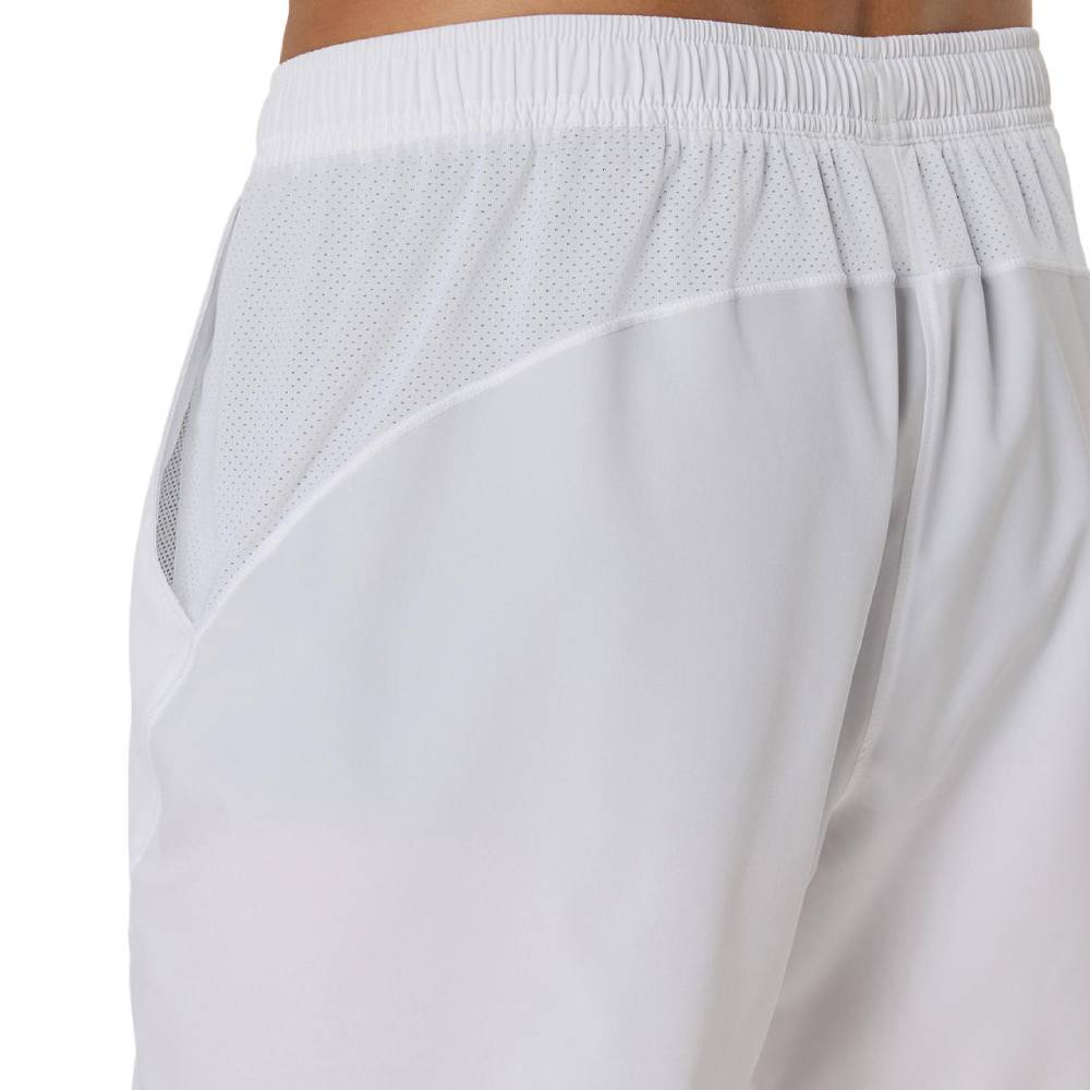 Asics Men's Court 7-Inch Shorts (Brilliant White)