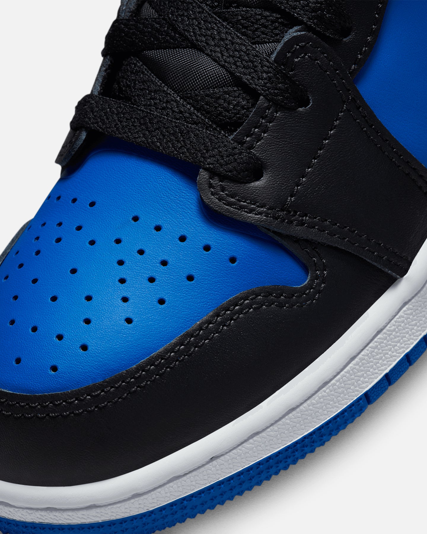 Jordan Kids' Air Jordan 1 Mid (GS) Black/Royal、mySite、zt4zffjzw