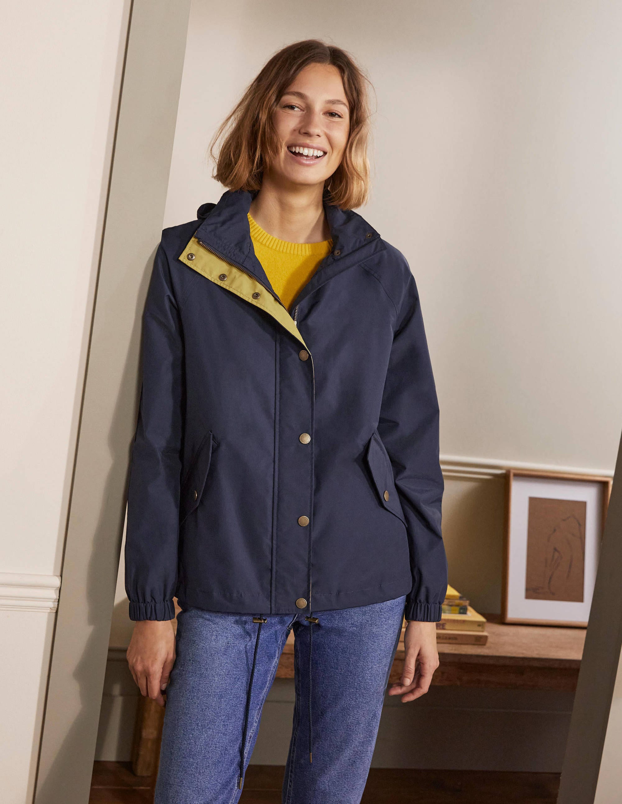  Waterproof Hooded Jacket-Navy、mySite、ashleygrahame