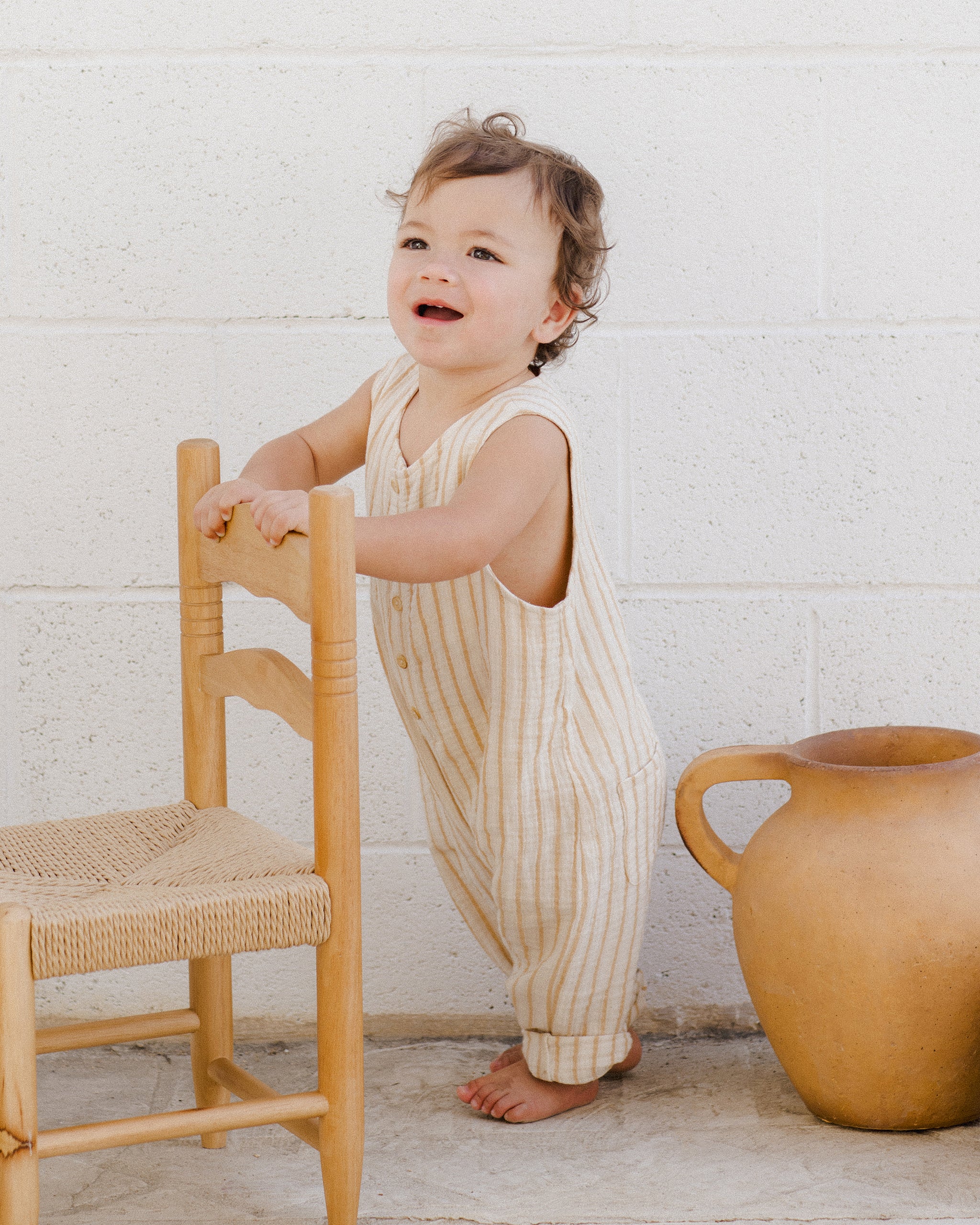  Button Jumpsuit || Marigold Stripe、mySite、layawaytickets