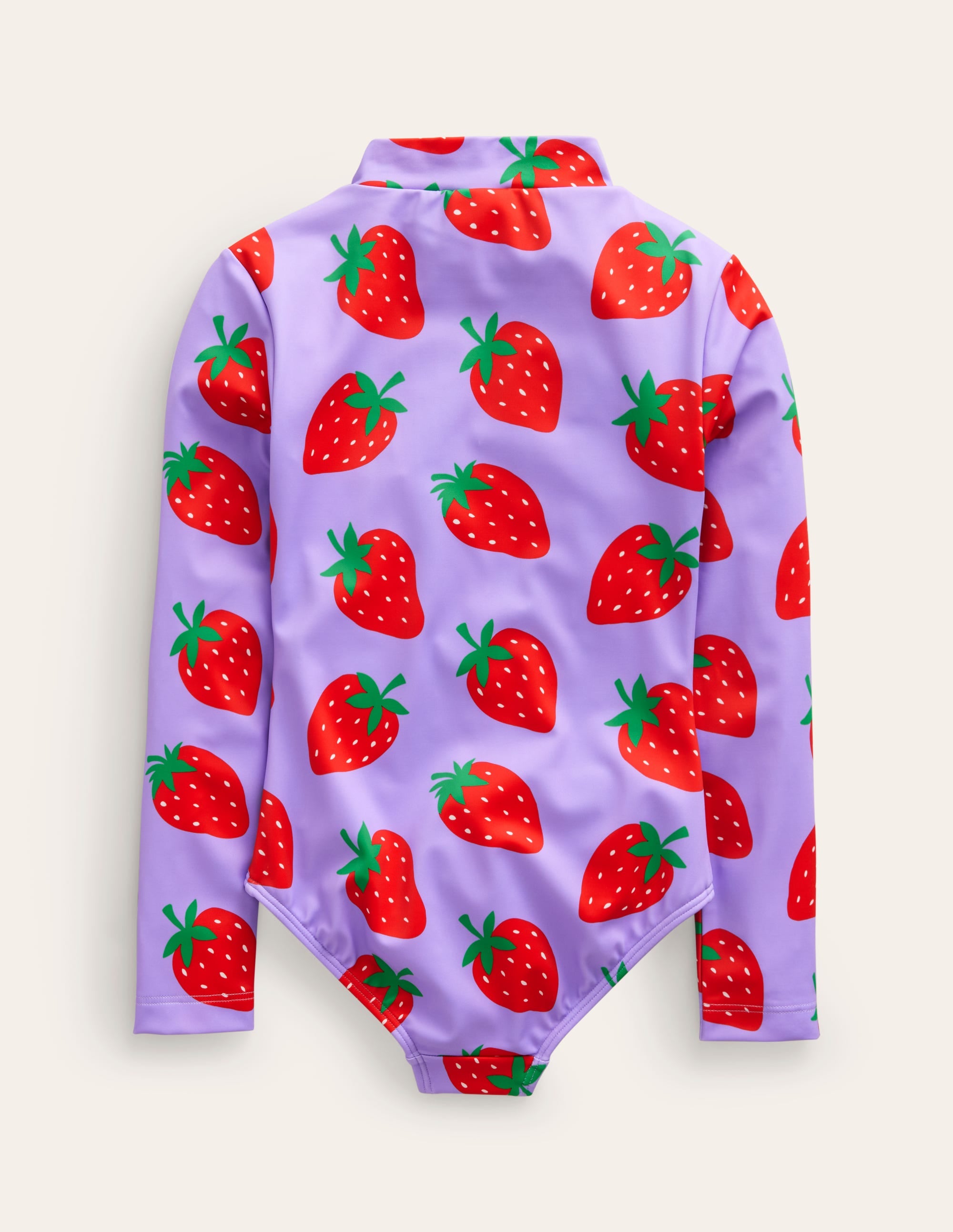  Long-sleeved Swimsuit-Violet Tulip Strawberries、mySite、ashleygrahame