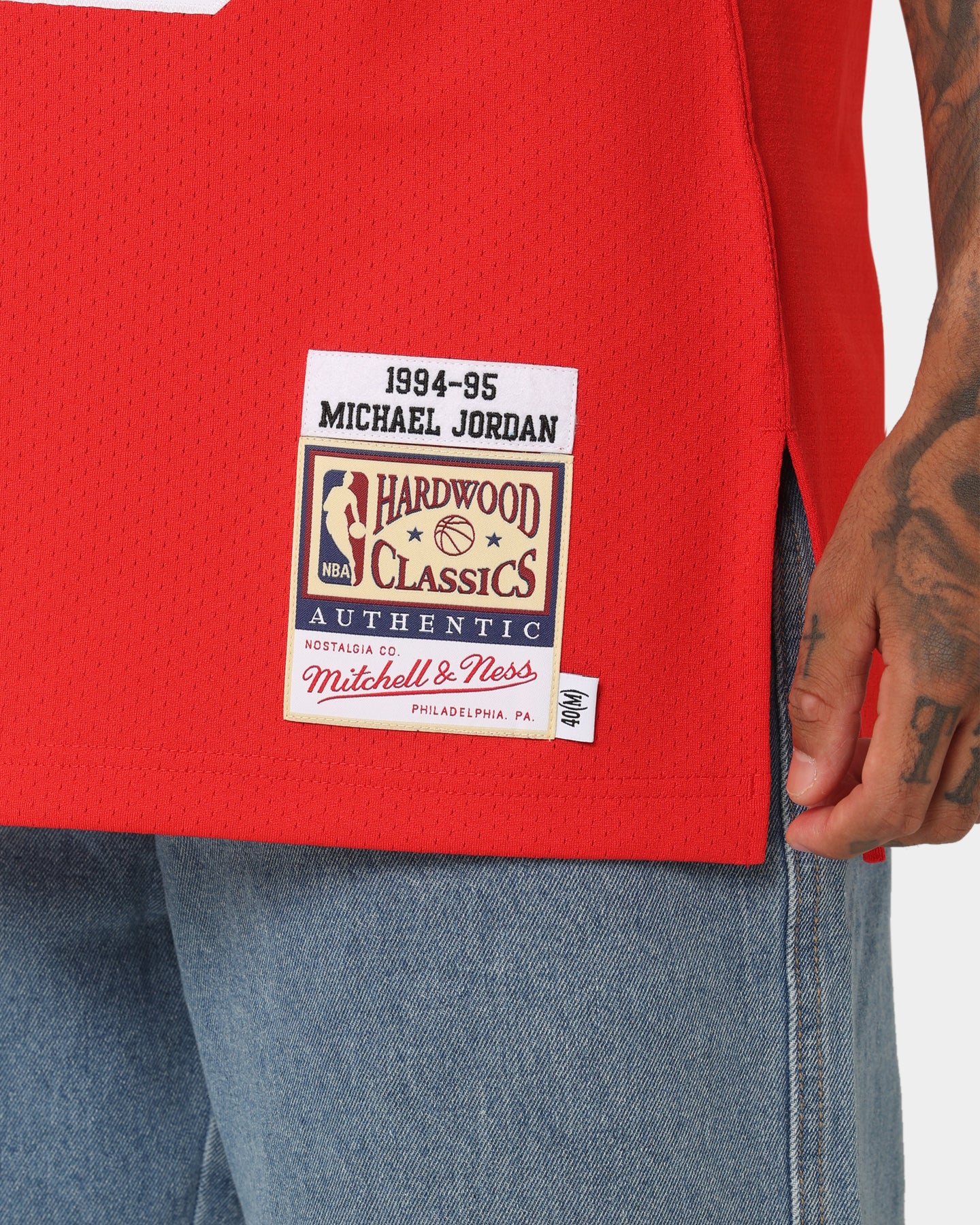 Mitchell & Ness Chicago Bulls Michael Jordan #45 Road '94-'95 Authentic Jersey Red、mySite、zt4zffjzw