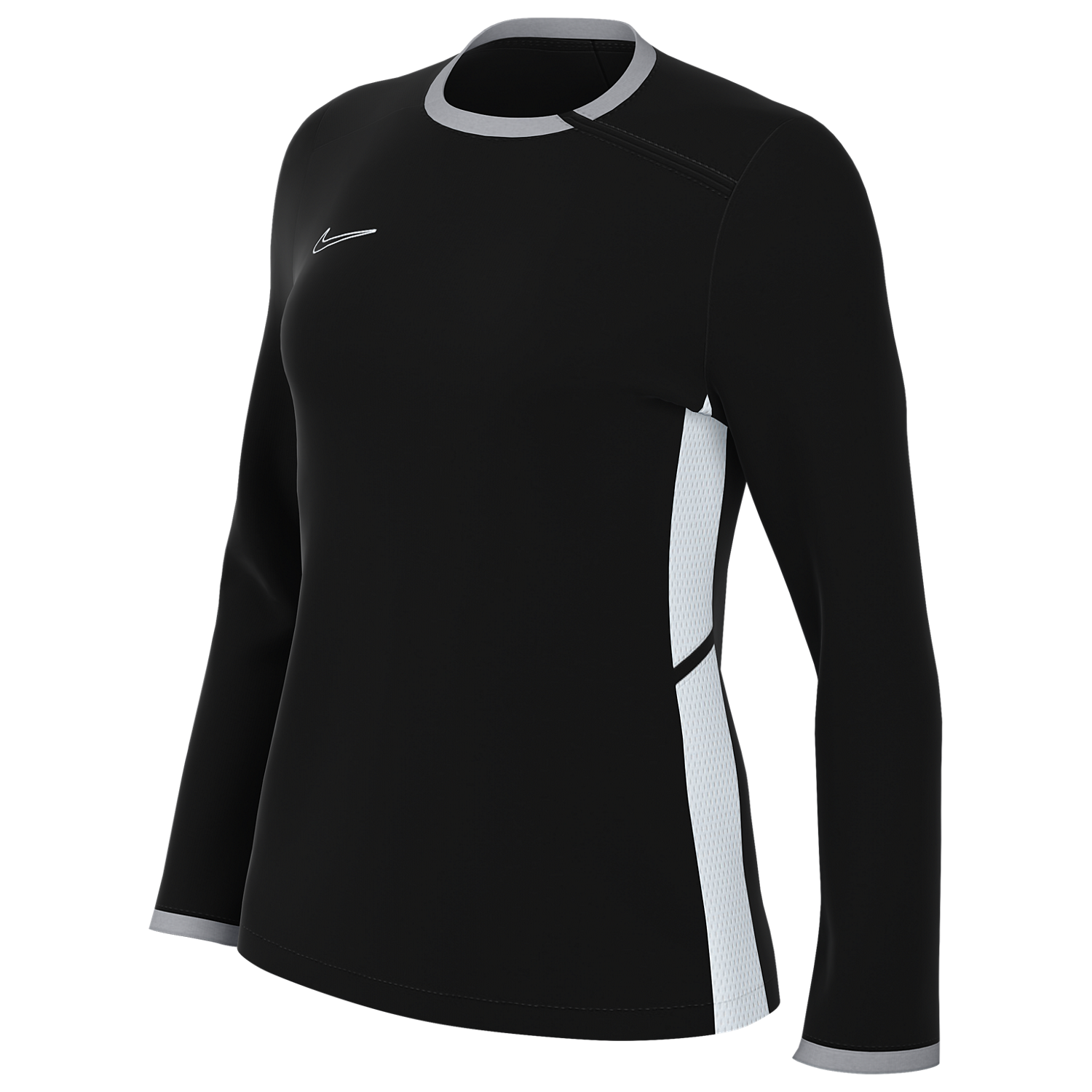 Nike Women's Dri-FIT Academy 25 Crew Top - Black、mySite、noshort