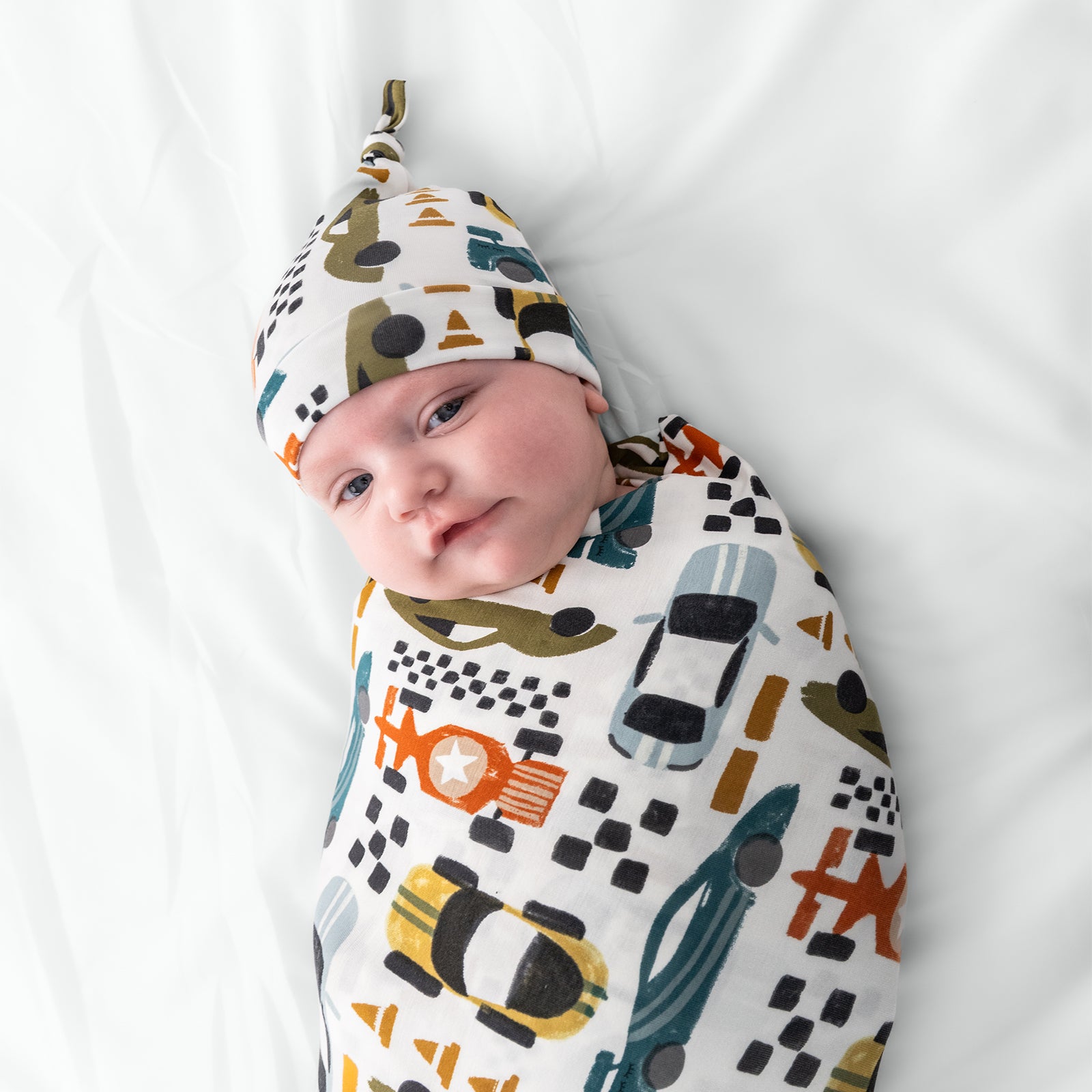 Fast Lane Swaddle & Hat Set、mySite、g9winljtr