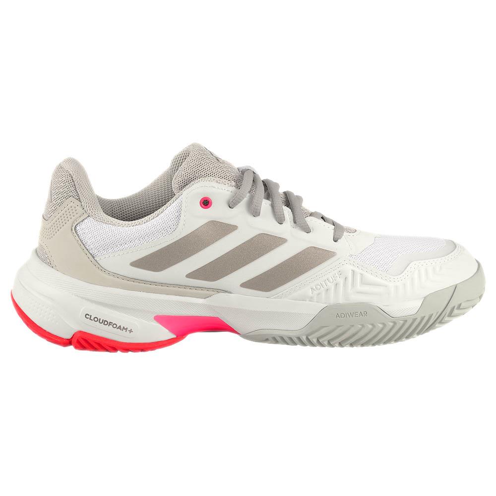 adidas Women's CourtJam Control 3 - Cloud White/Iron Metallic