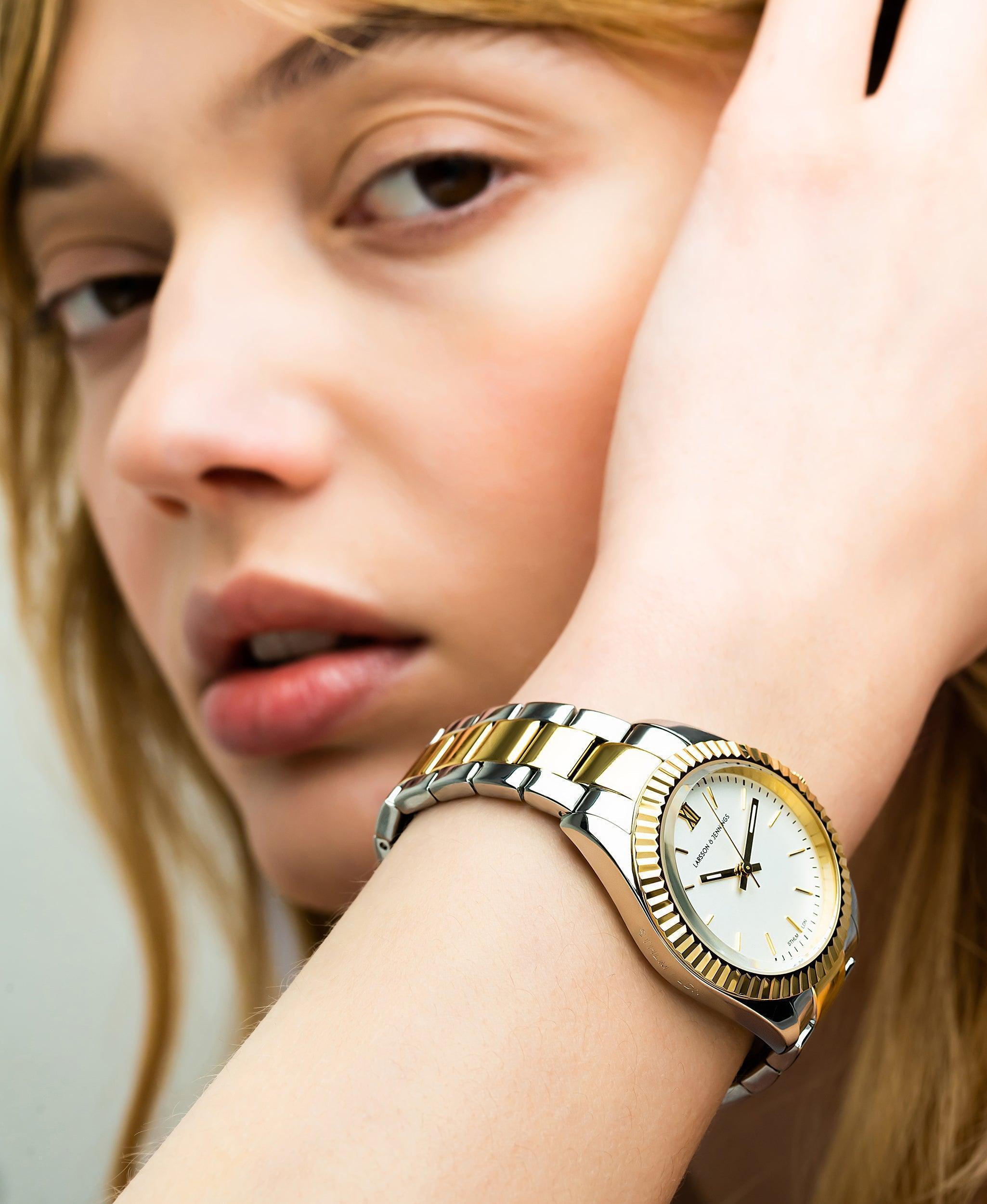  Jade Mixed Gold White 36mm