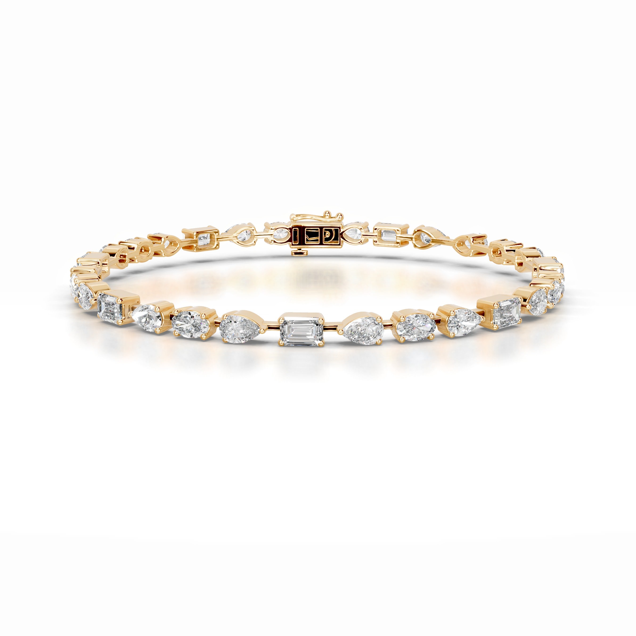 Victoria Diamond Tennis Bracelet - 18K Yellow Gold、mySite、hinf8tx79